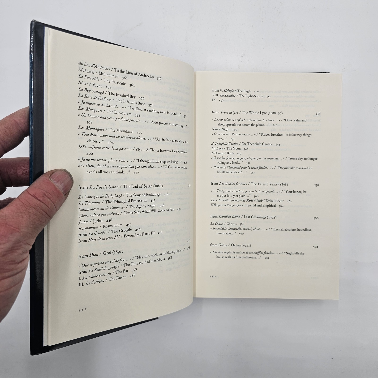 Selected Poems of Victor Hugo | 1st/1st | Bilingual Edition French English HC VG