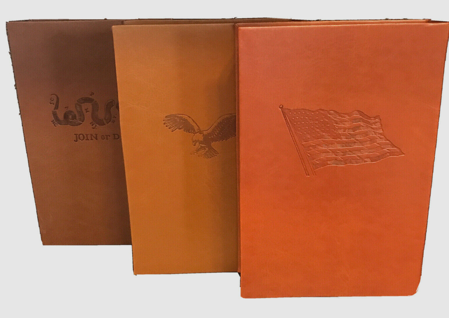 ❤️COMMON SENSE FEDERALIST PAPERS CONSTITUTION 3 SET Faux Leather Collectable NEW