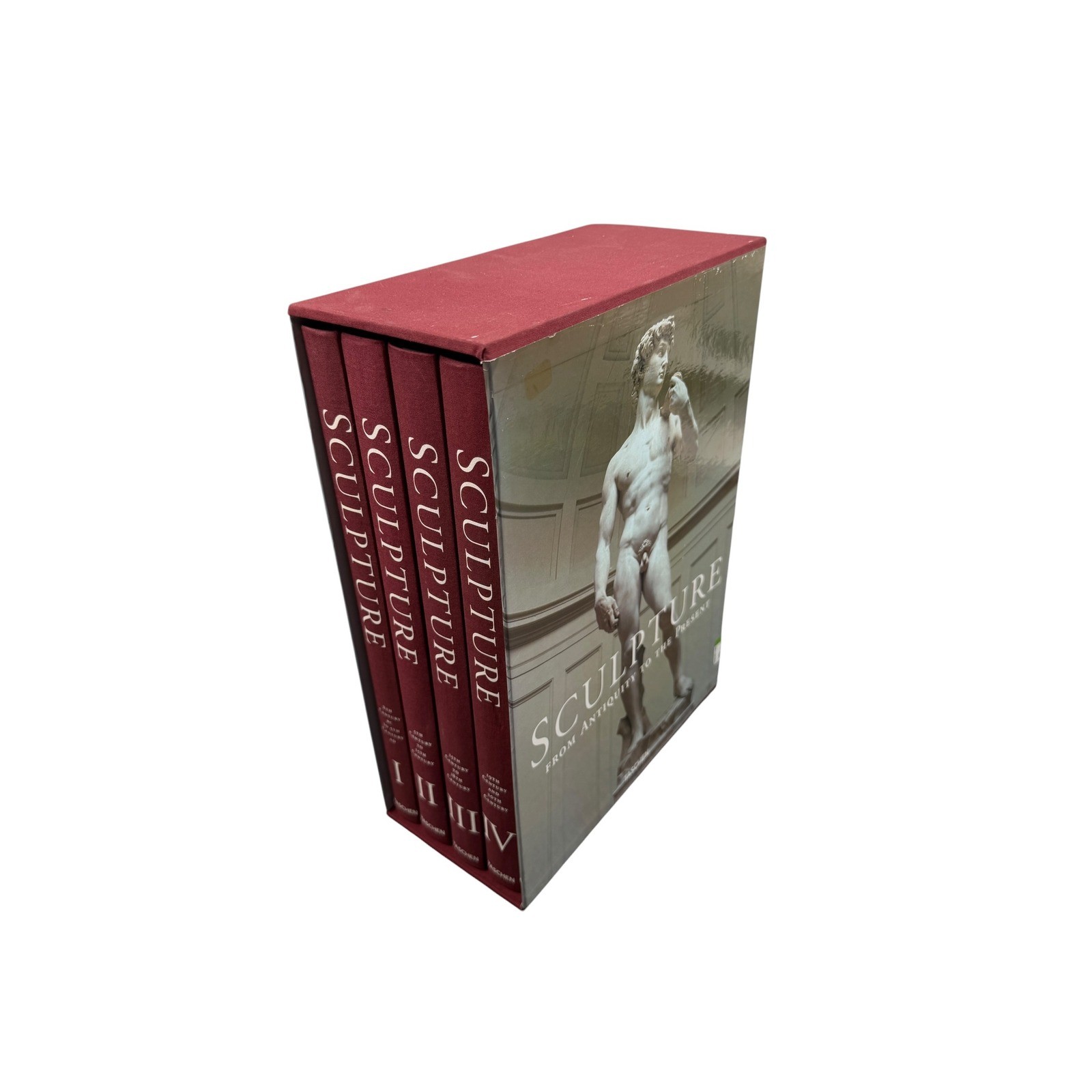 Taschen Sculpture From Antiquity to the Present 4 Volume Set Red Art History
