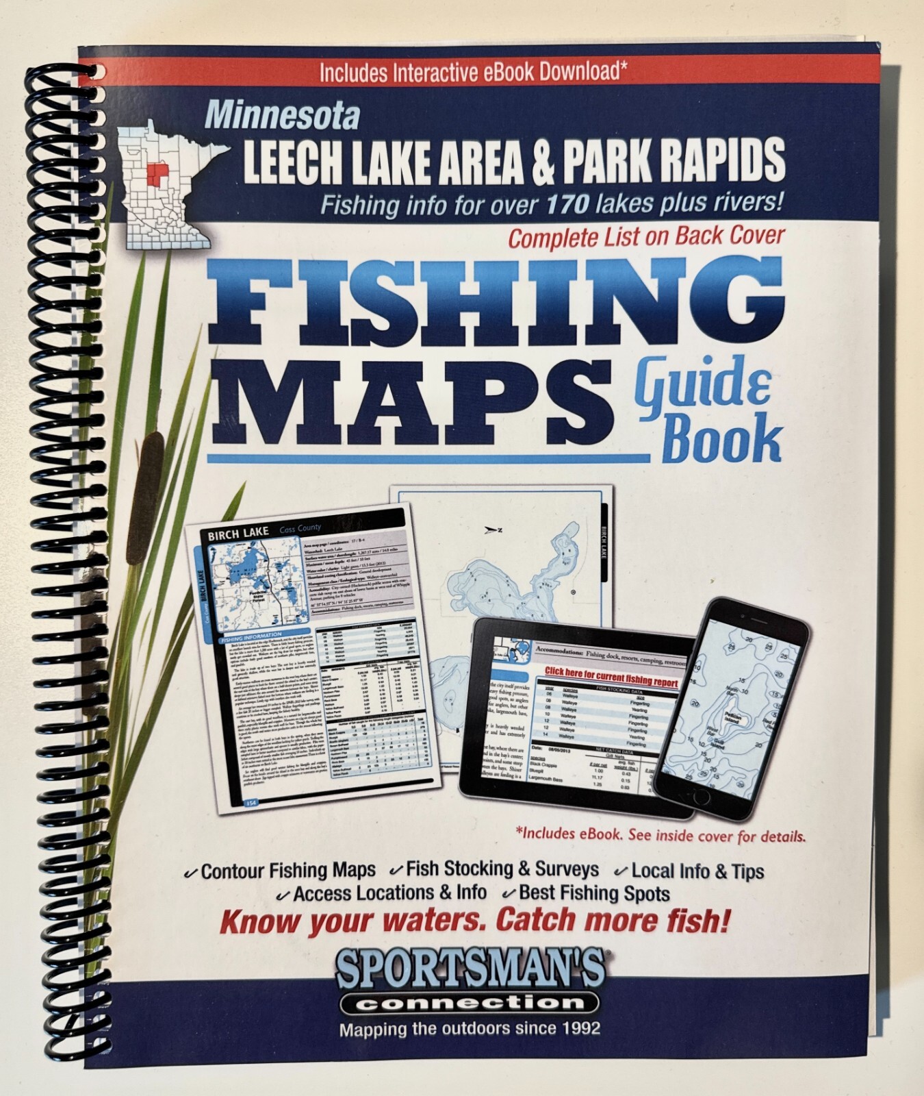 Minnesota Leech Lake Area And Park Rapids Fishing Maps Guidebook