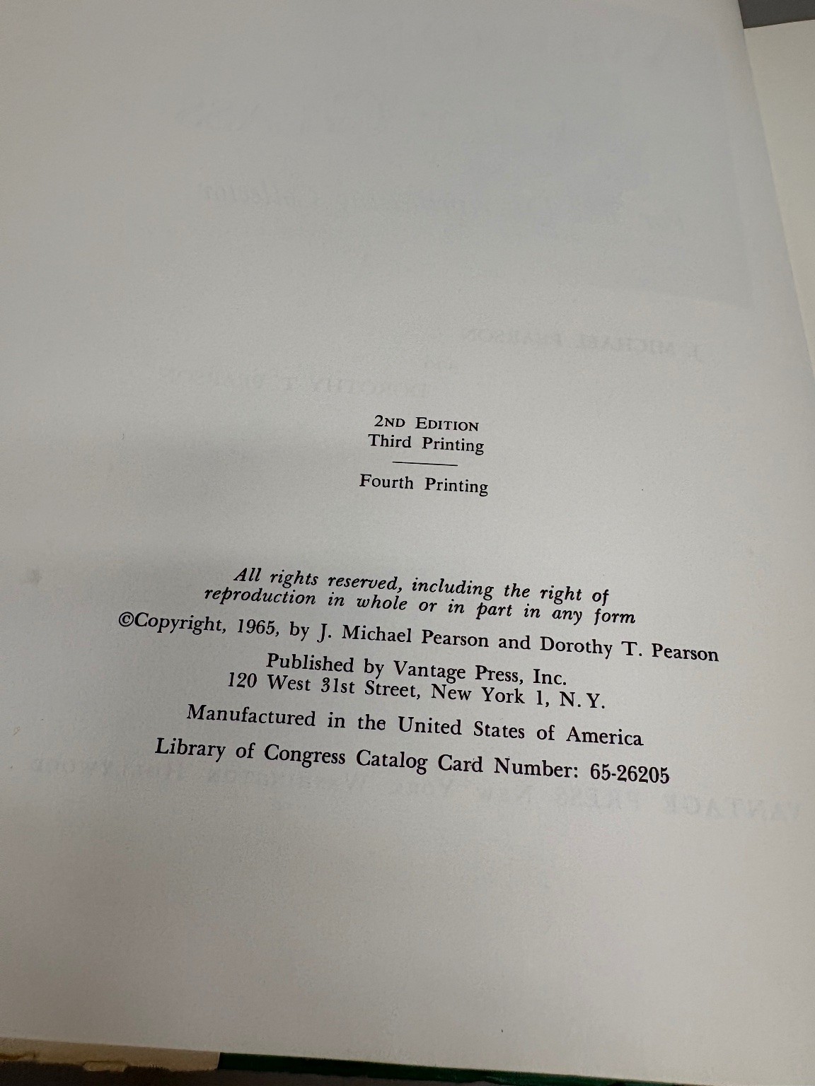 AMERICAN CUT GLASS J. Michael Pearson 1965 2nd Ed Illustrated Collector Guide