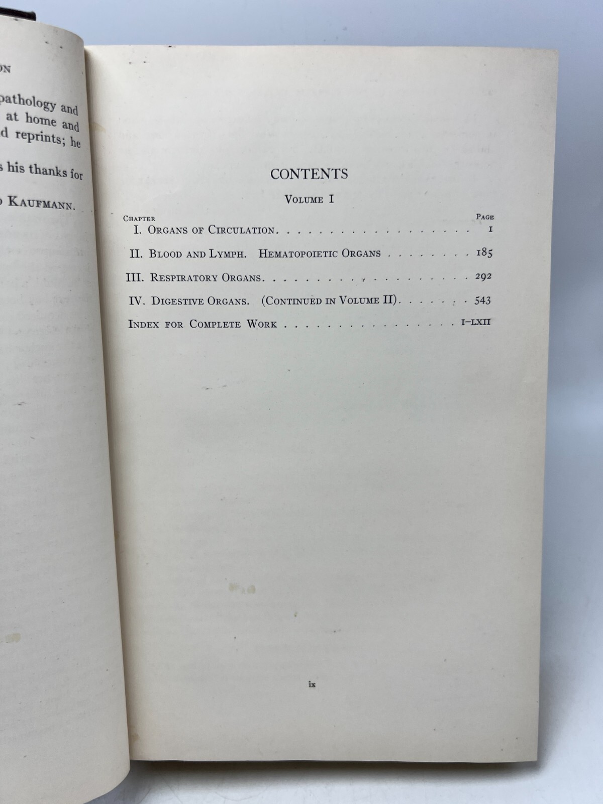 Pathology for Students and Practitioner’s Volumes I, II, III by Kaufmann (1929,H