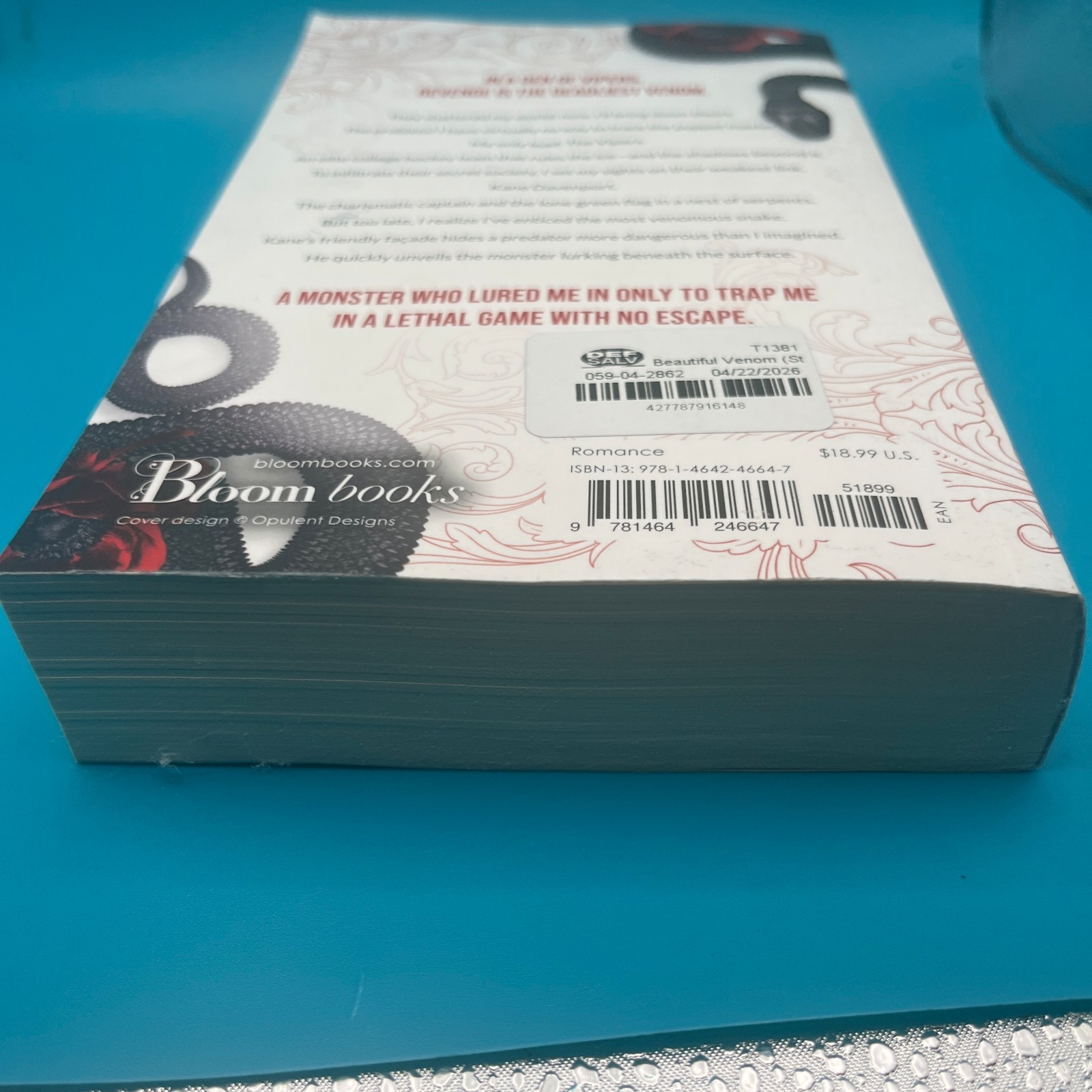 Beautiful Venom Standard Edition (Vipers #1) by Rina Kent, Paperback, Like New
