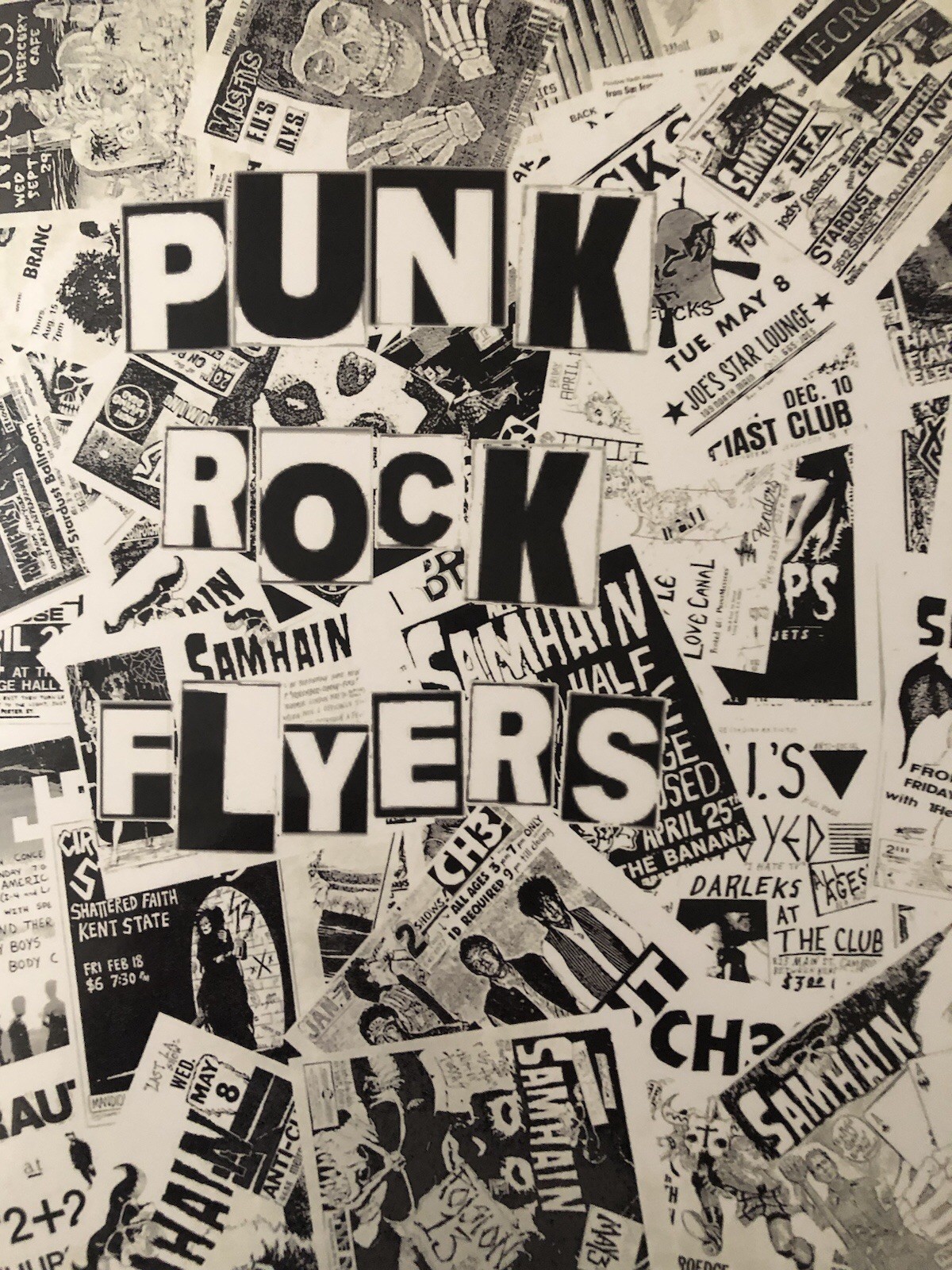 400 Punk Rock Flyers Book – Minor Threat, Bad Brains, Circle Jerks, Misfits FEAR