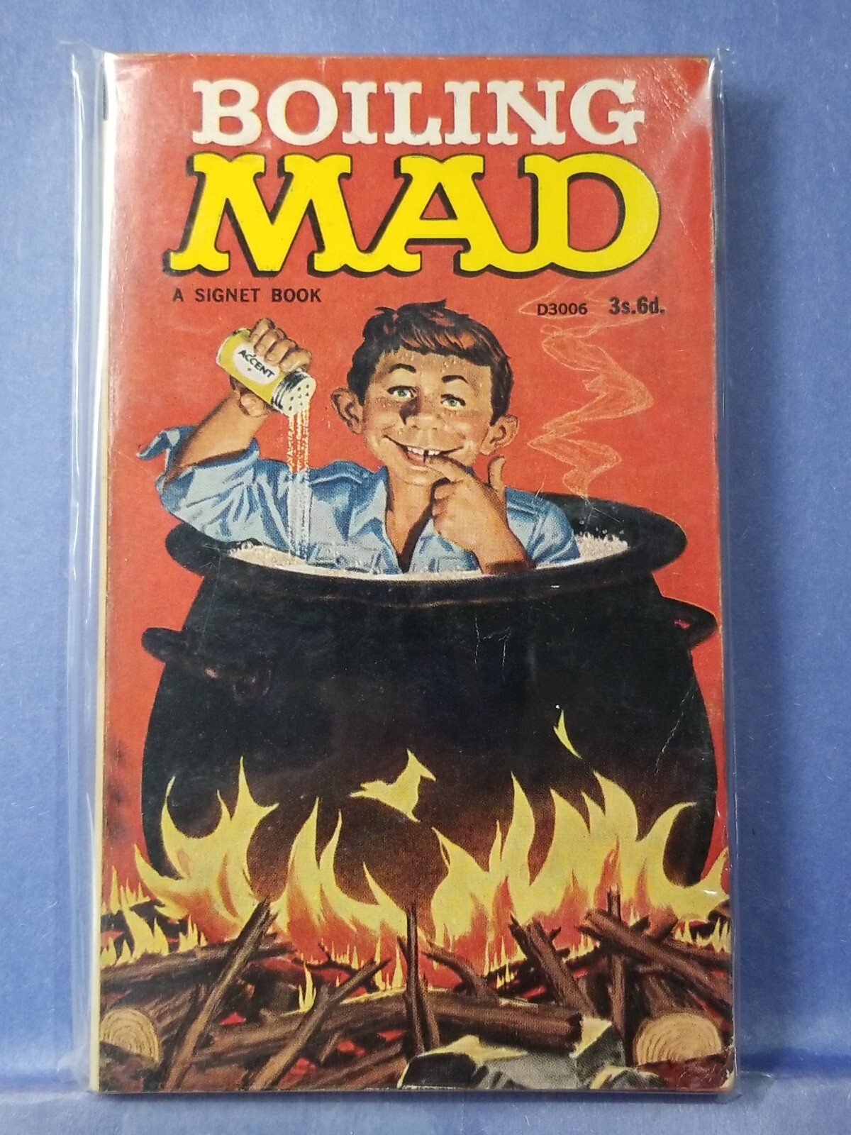 UNITED KINGDOM MAD Magazine Paperback Book: #21 BOILING MAD 1966 1ST VGFN