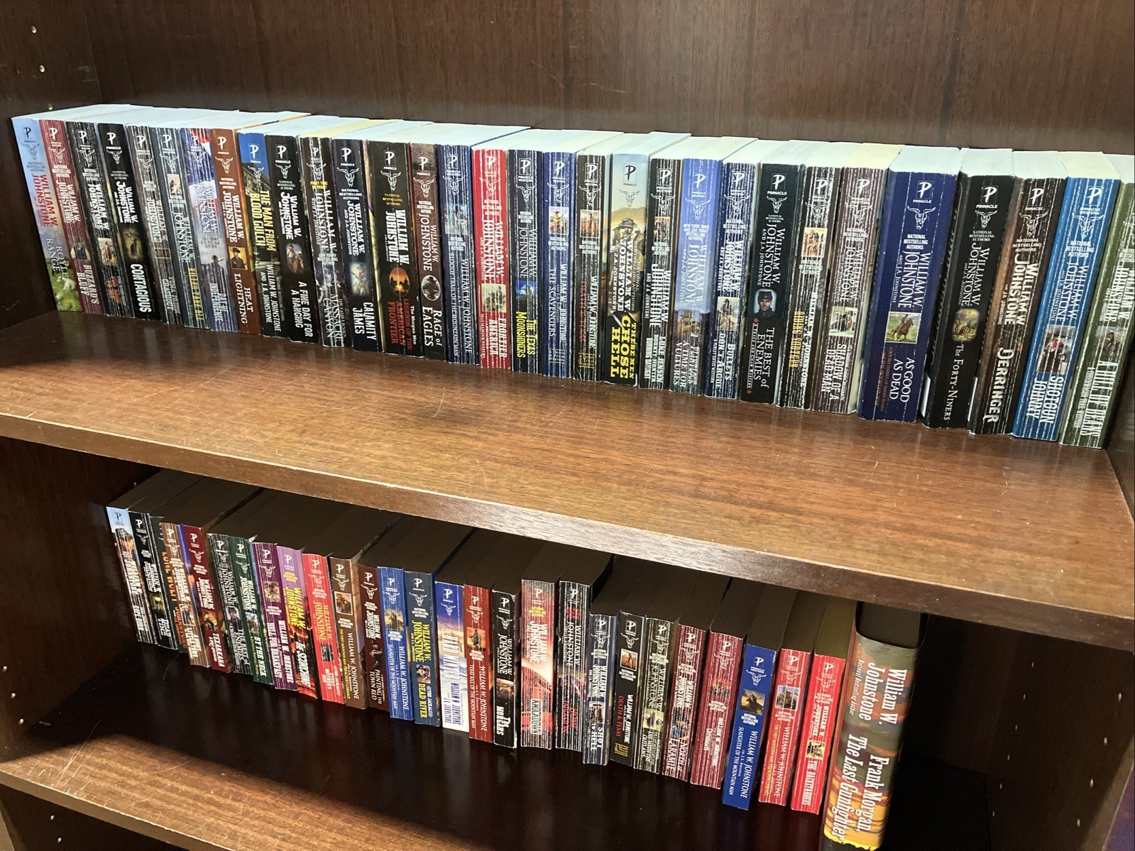 William W Johnstone Western Paperback Books Action Paperback J. A. Lot of 63