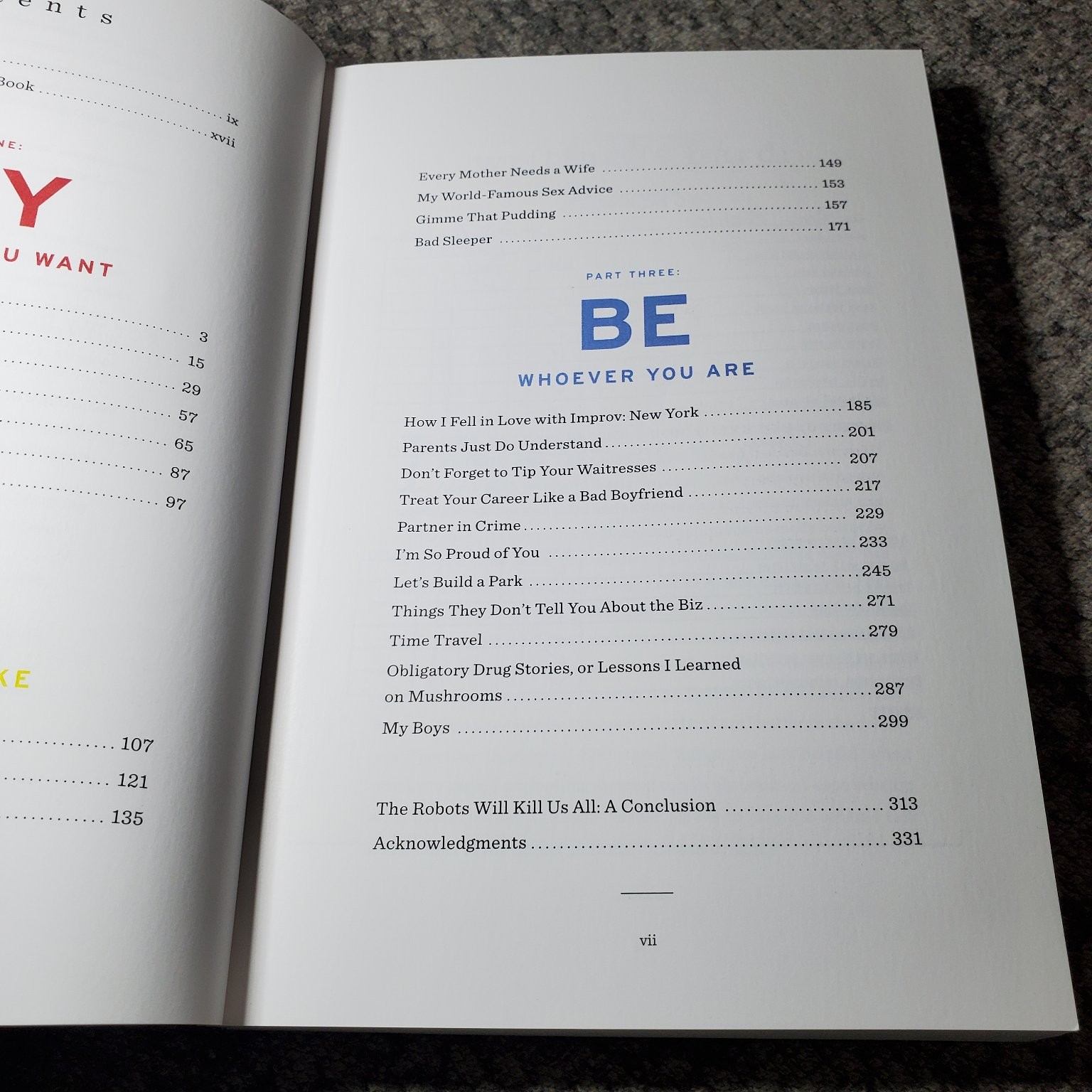 Yes Please Amy Poehler 2015 Trade Paperback Humor Comedy Dey St. Publisher
