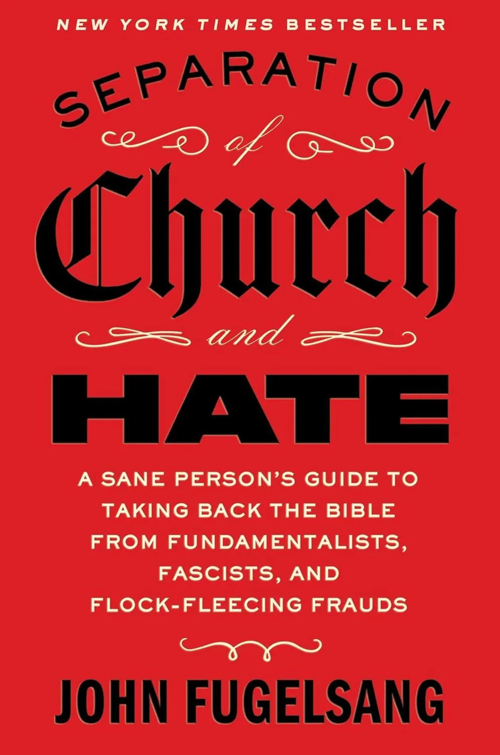 Separation of Church and Hate by John Fugelsang paperback Free Shipping