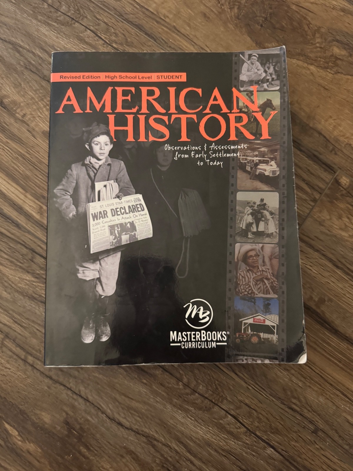 Masterbooks American History Student High School Revised Edition Curriculum