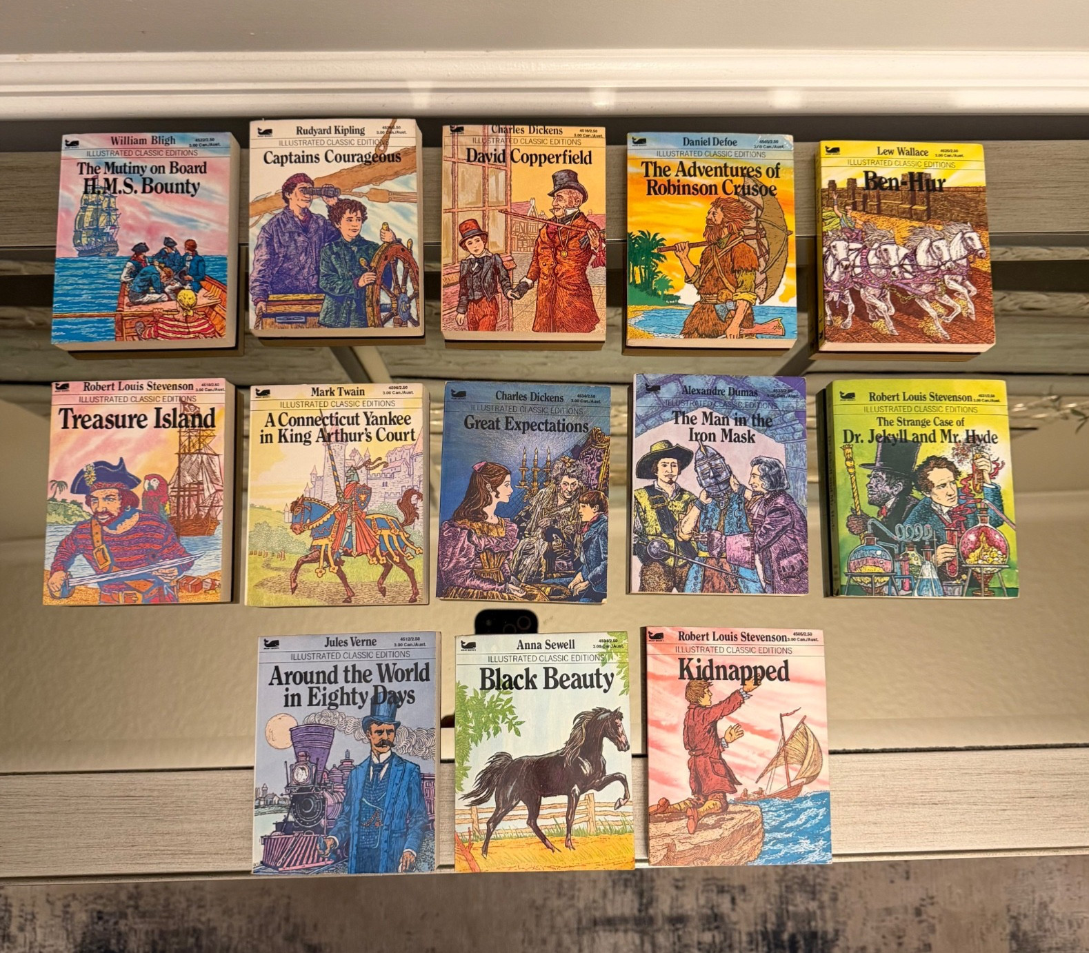 Moby Books Illustrated Classic Editions Mini Paperback Pocket Books (LOT OF 13)
