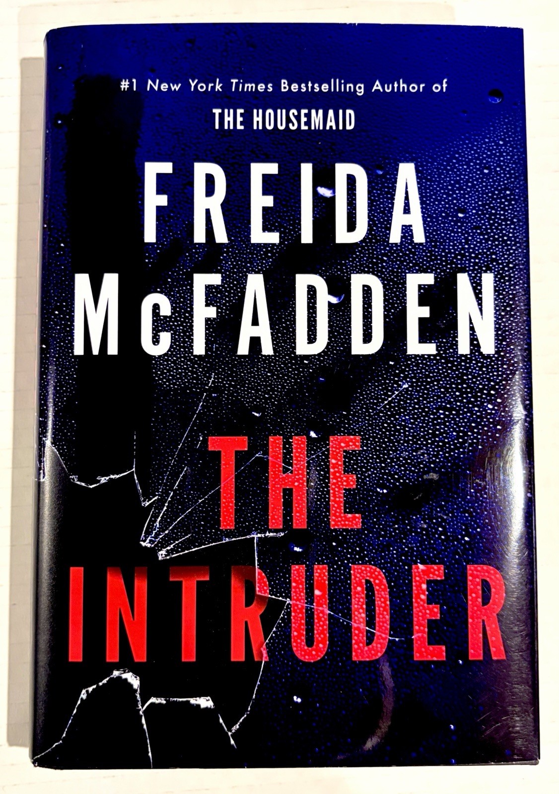 NEW- Deluxe hardcover THE INTRUDER Freida McFadden Sprayed Edges