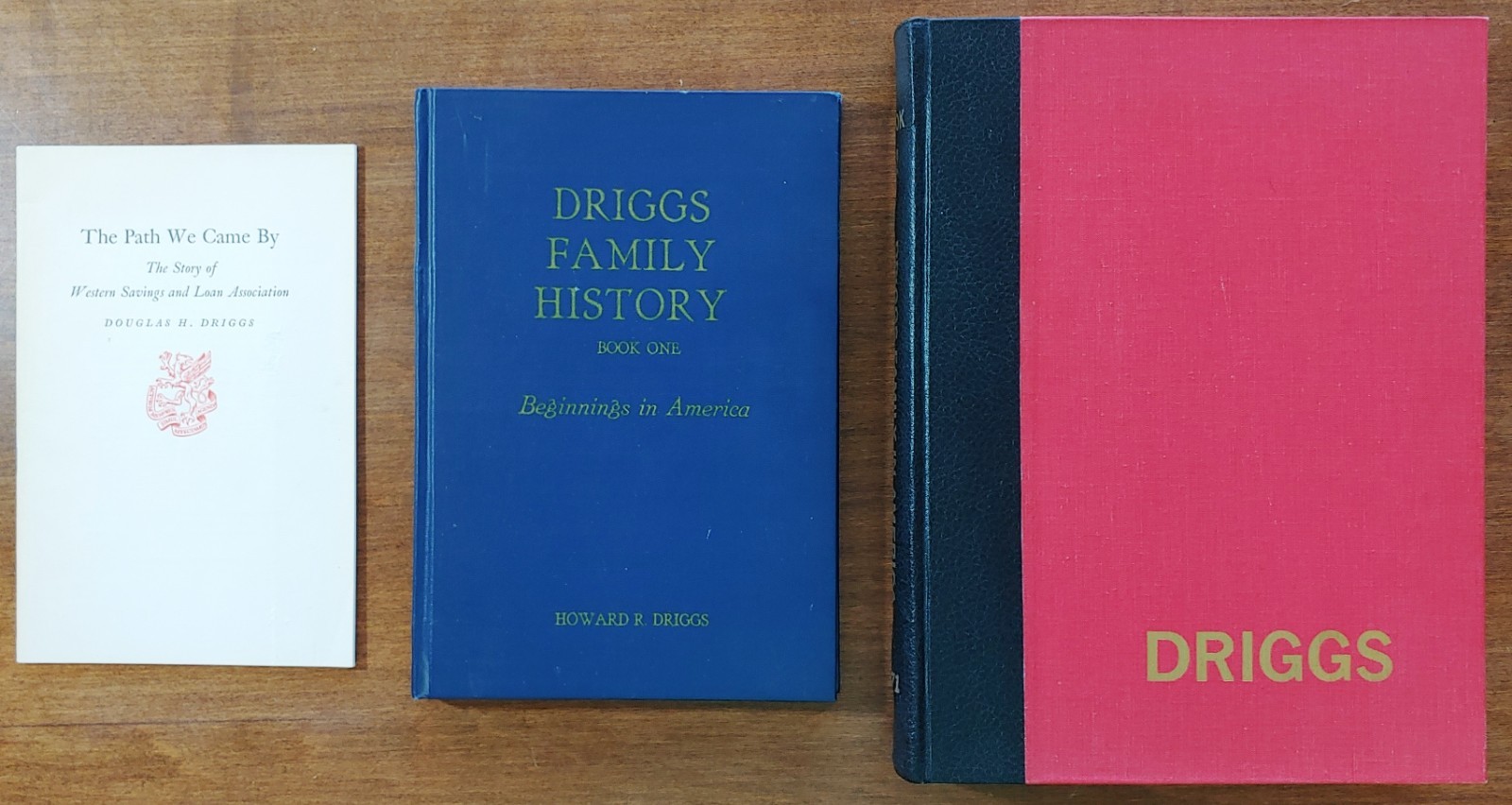 DRIGGS FAMILY HISTORY 2 Vol. LDS Mormon Genealogy History Arizona RARE BOOKS!