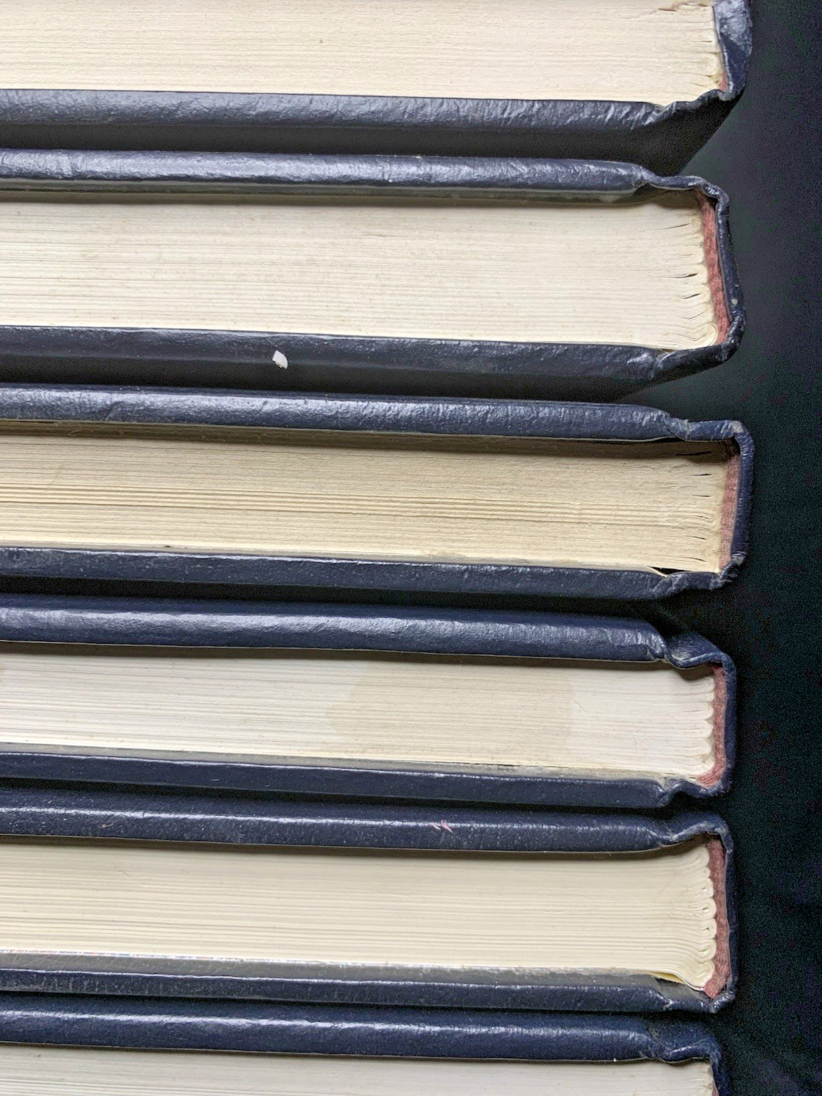 Lot of 10 Agatha Christie Bantam Mystery Collection Black Leatherette Books HC