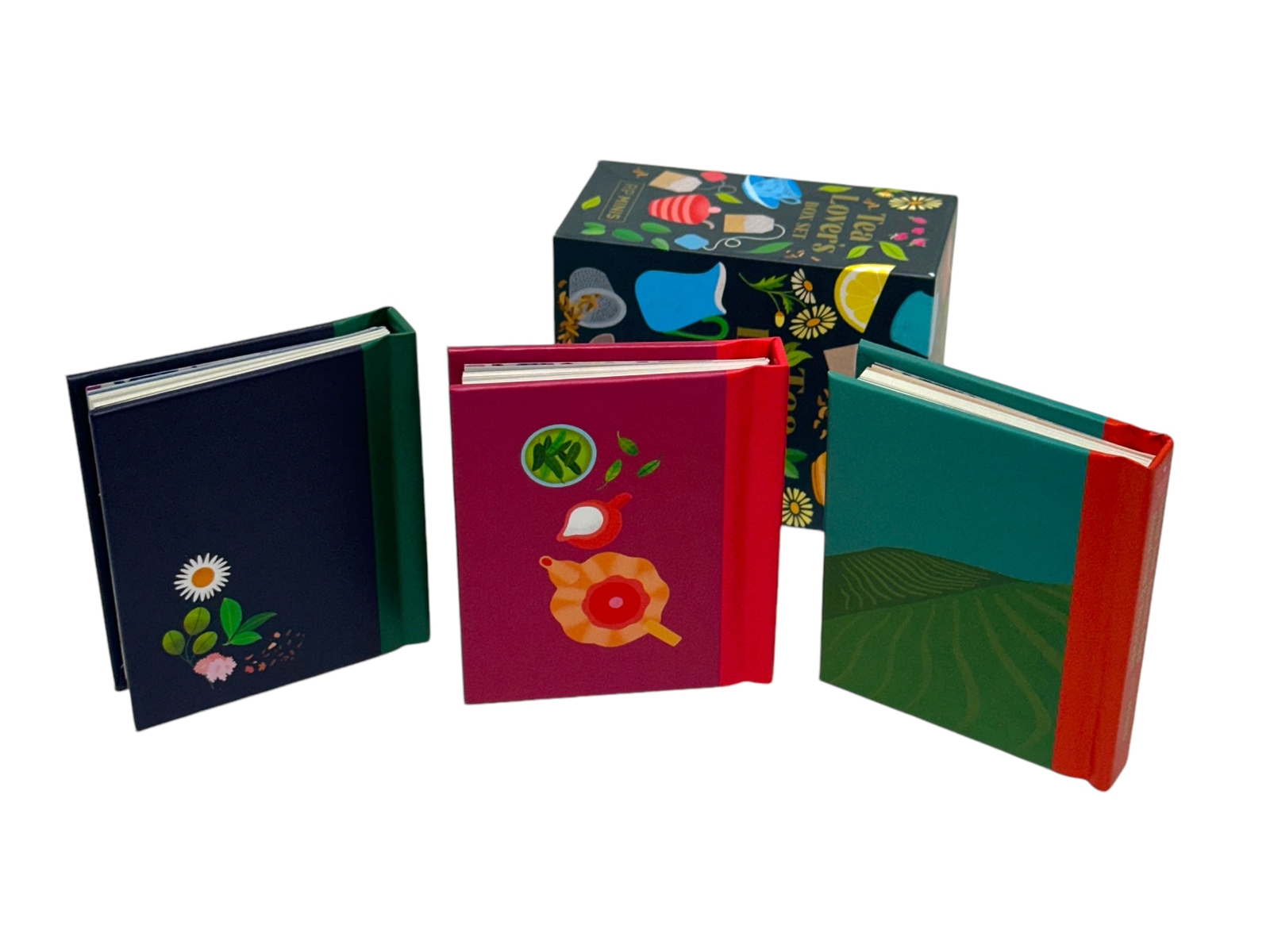 Tea Lover’s collectible Box Set three illustrated mini books hardcover 126pg ea