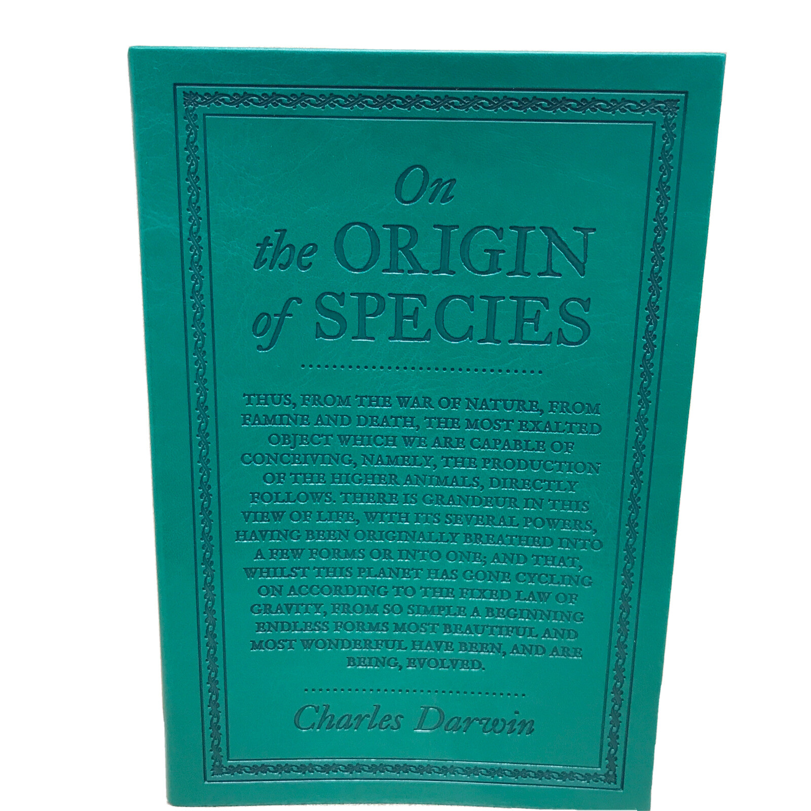❤️ON the ORIGIN of SPECIES by Charles Darwin Faux Leather Flexi-Bound NEW