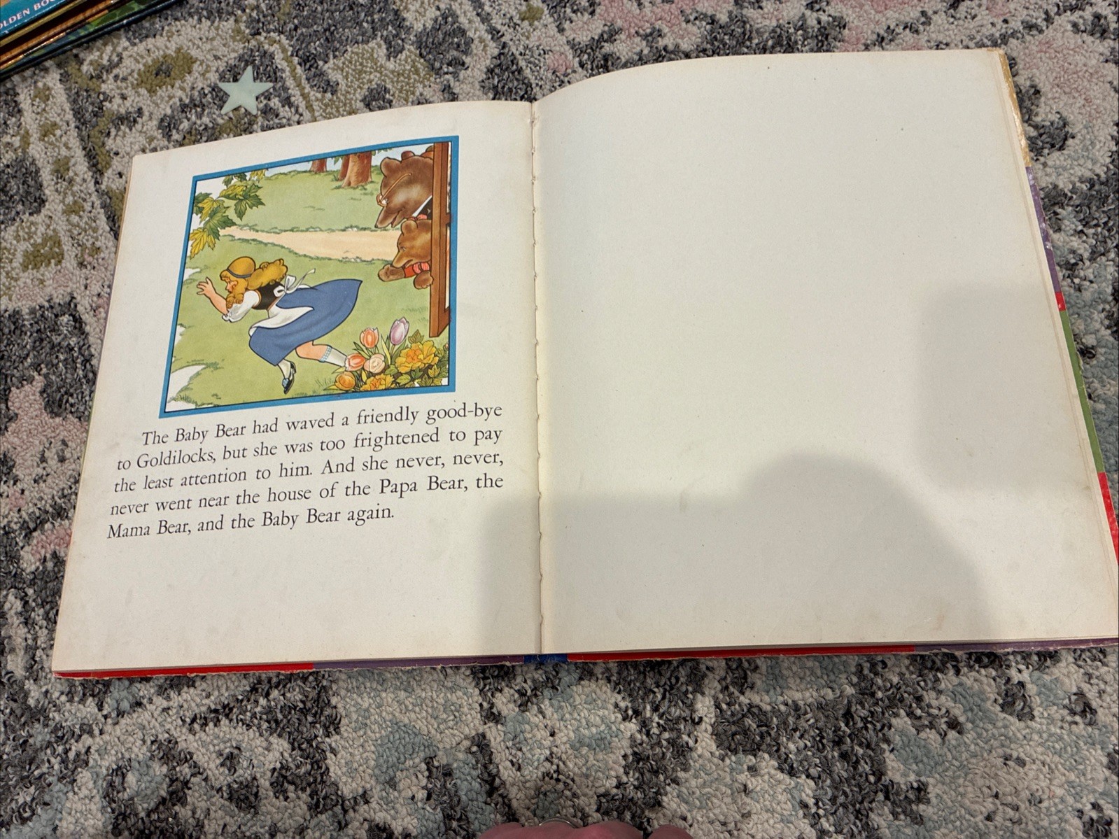 Vintage THREE FAMOUS STORIES Three Little Kittens Three Bears Three Pigs 1941