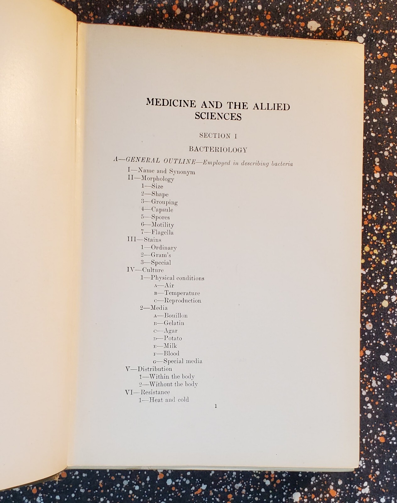 Medicine And The Allied Sciences, Samuel Fomon, Volume 1, 1919, Hardcover