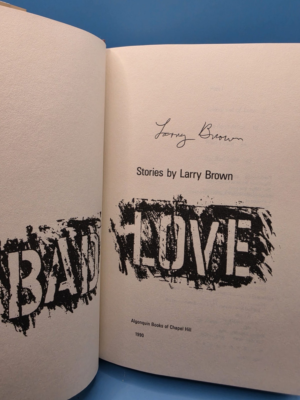 Big Bad Love – Signed