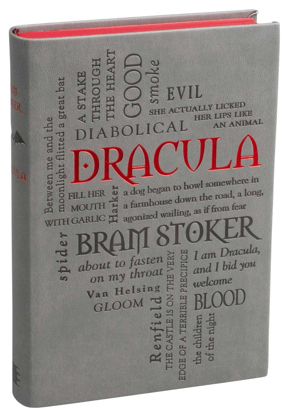 Dracula by Bram Stoker Flexi Bound Faux Leather Cover – Colorful Sprayed Edges