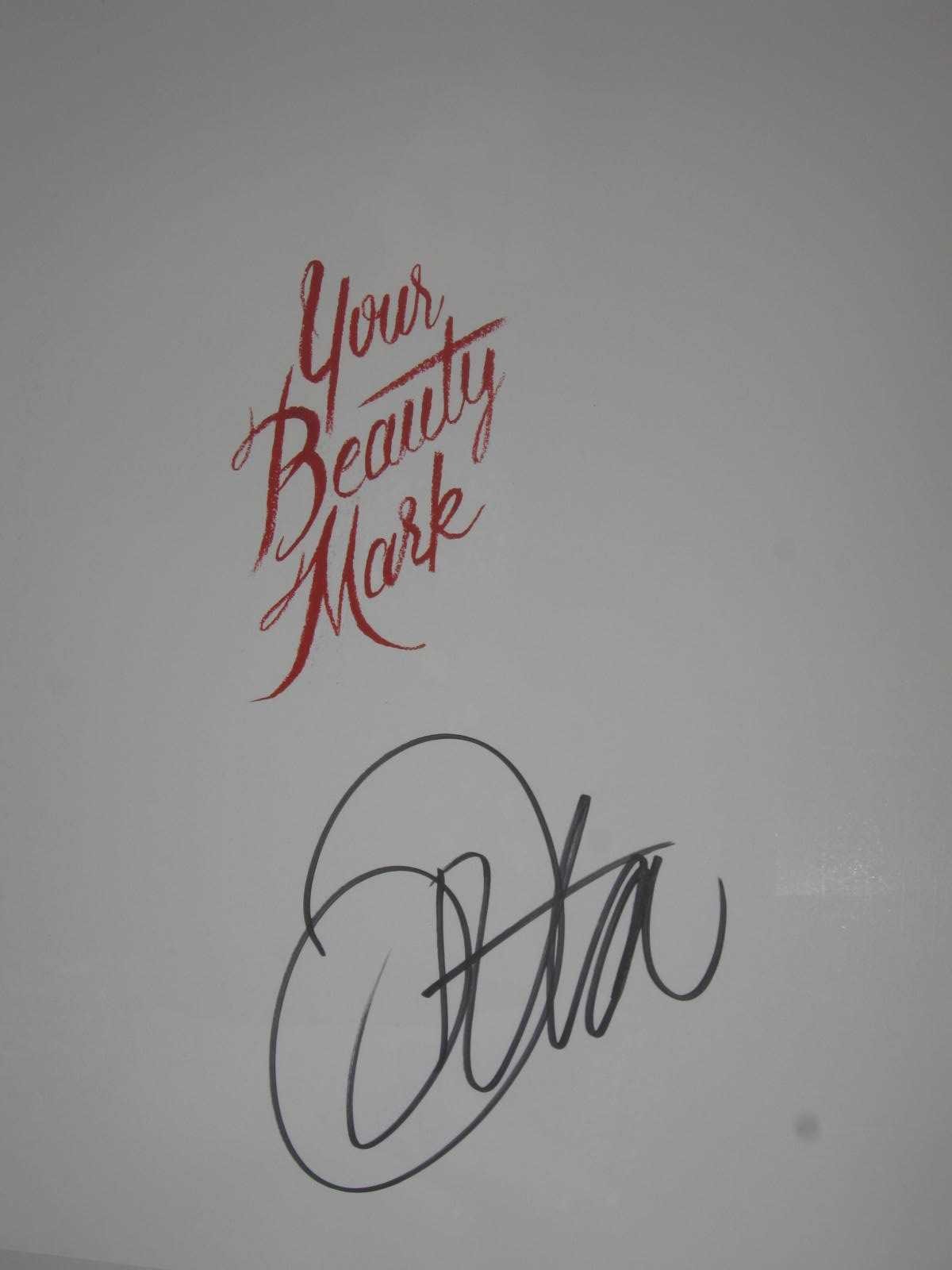 (SIGNED) Your Beauty Mark by Dita Von Tesse Hardcover 9780060722715 Dey St