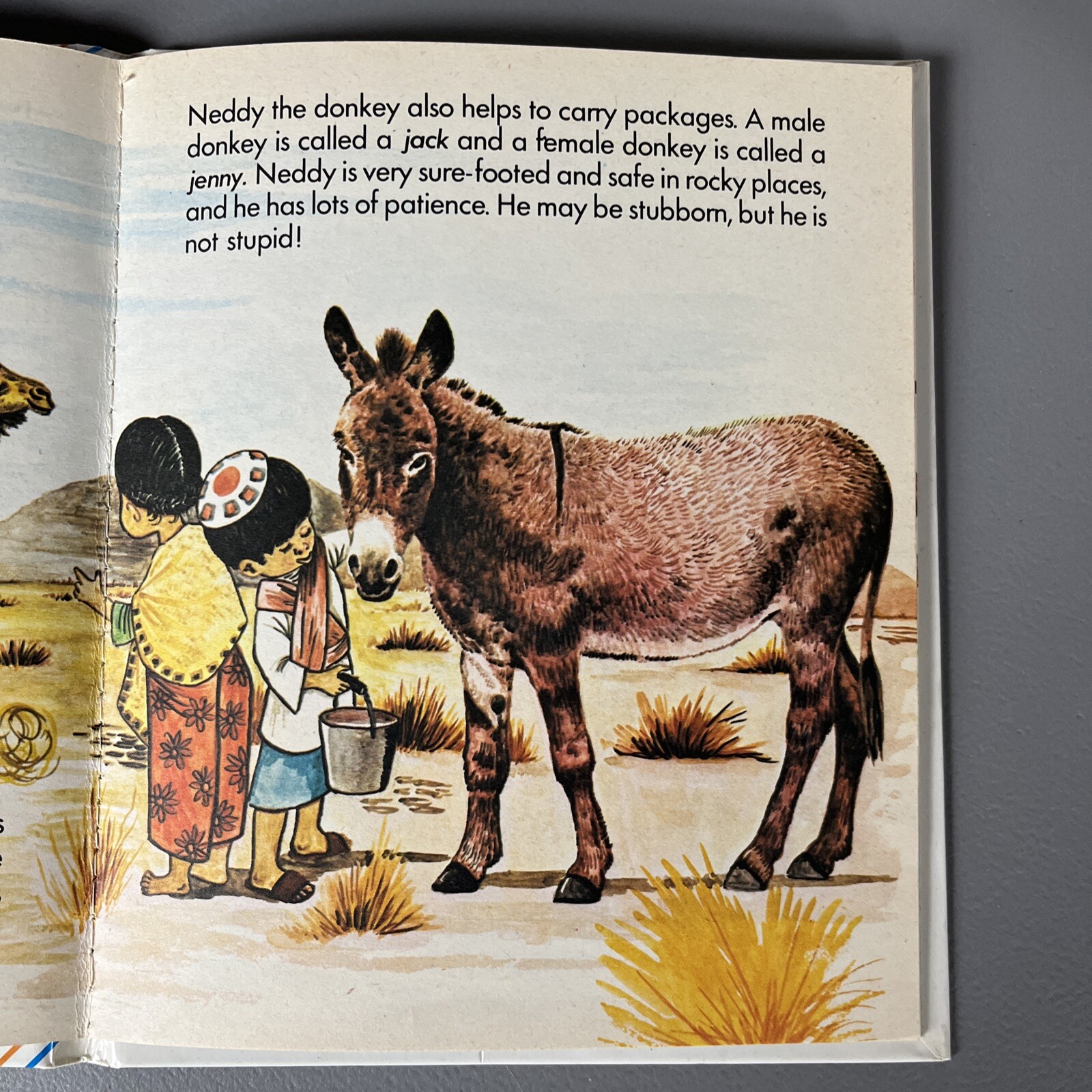 Vintage Preschool Press Hardcover “Animal Tales”, Good Condition