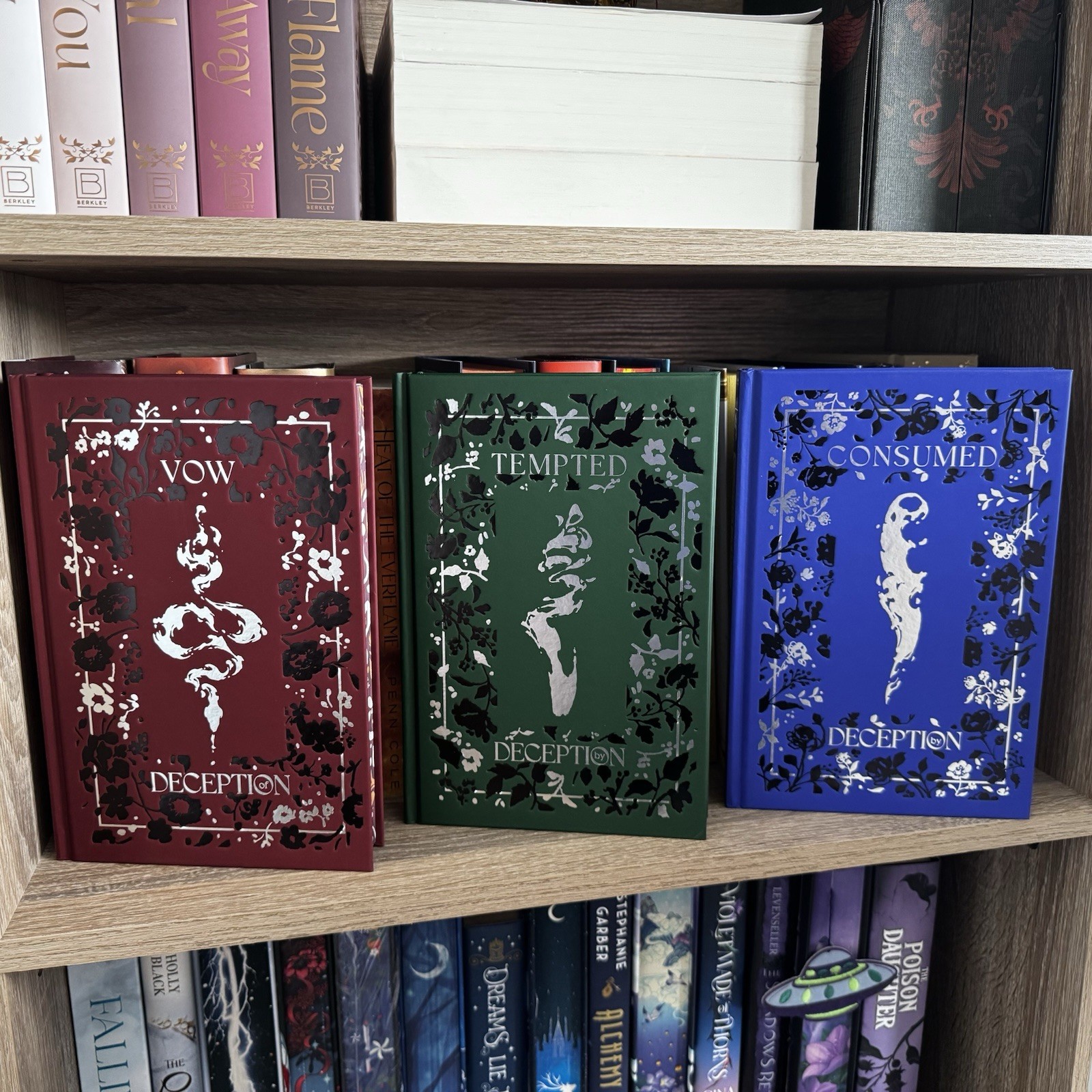 Signed Rina Kent Deception Trilogy Mystic Box Hardcover Set Rina Kent