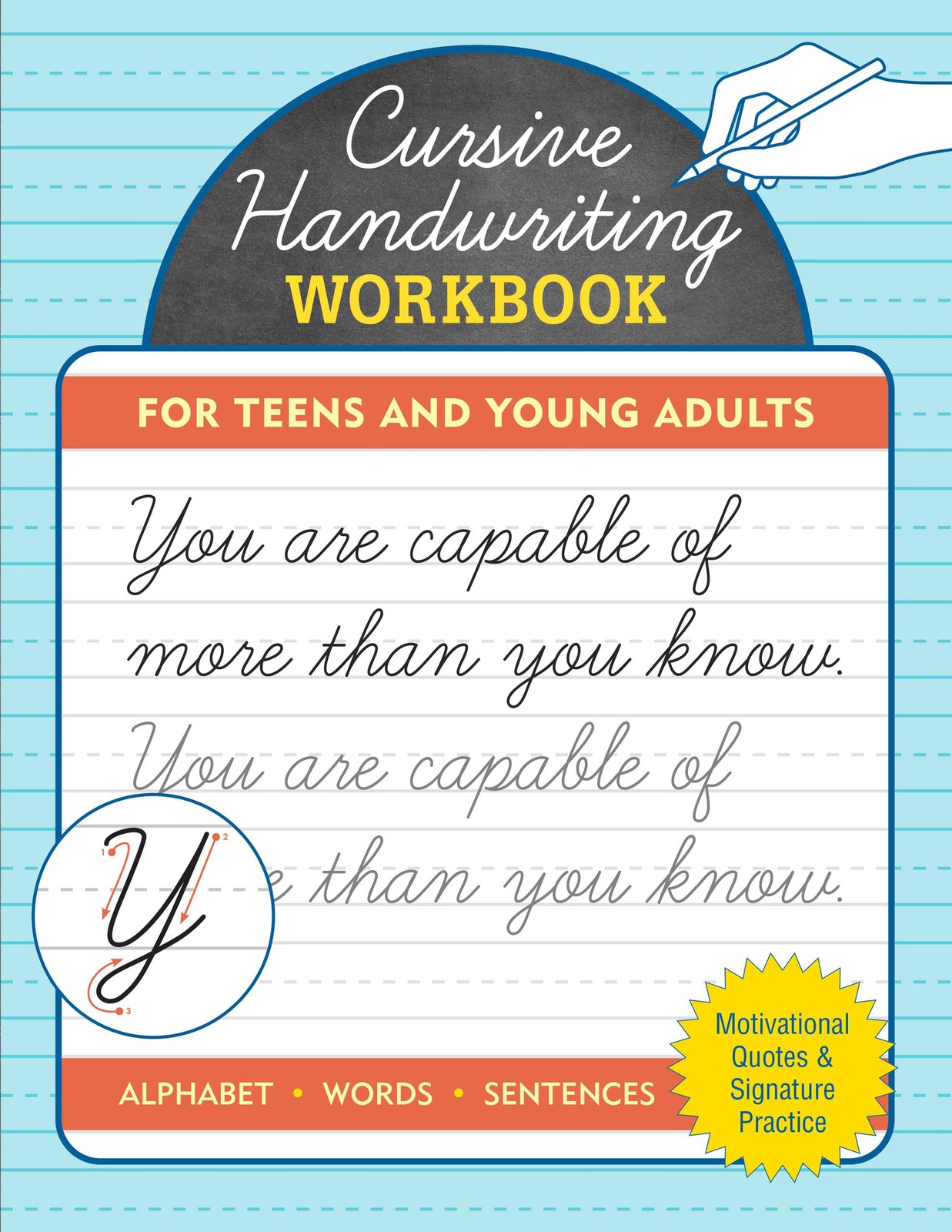 Master Cursive Handwriting Workbook for Teens & Young Adults Trace & Learn
