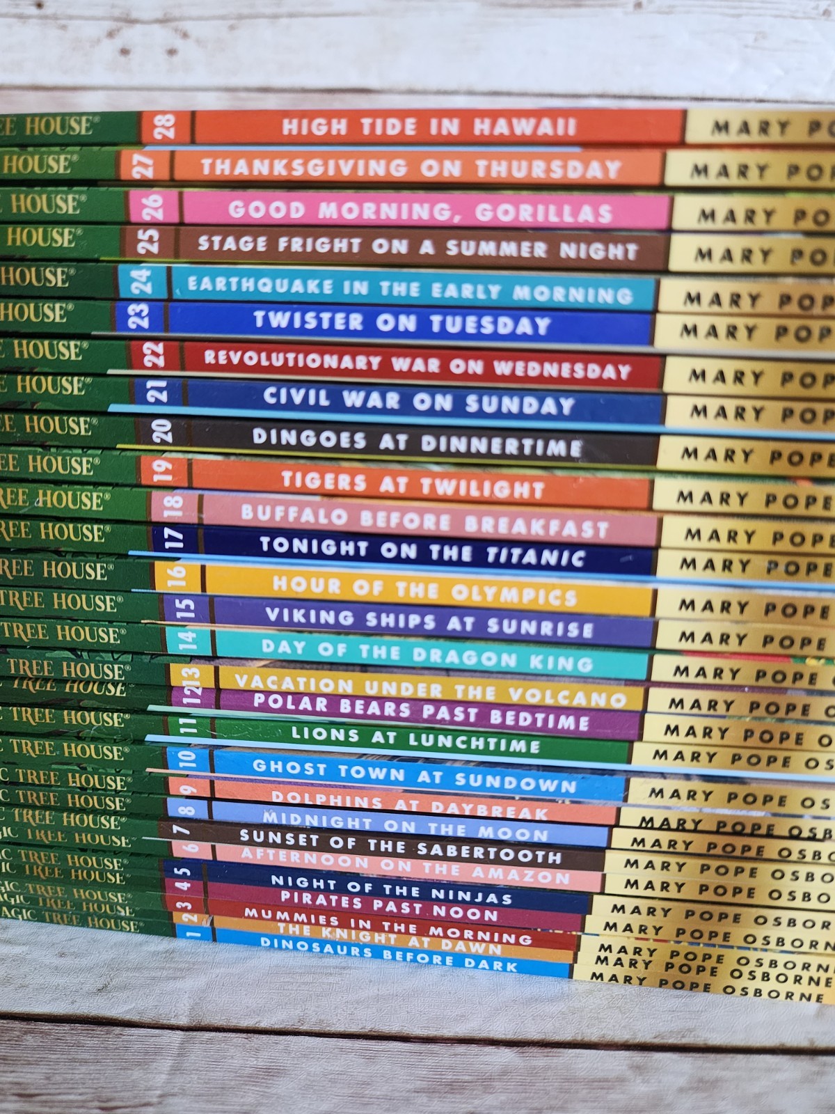 Magic Tree House Complete Book Set 1-28 by Mary Pope Osborne Children’s Magical
