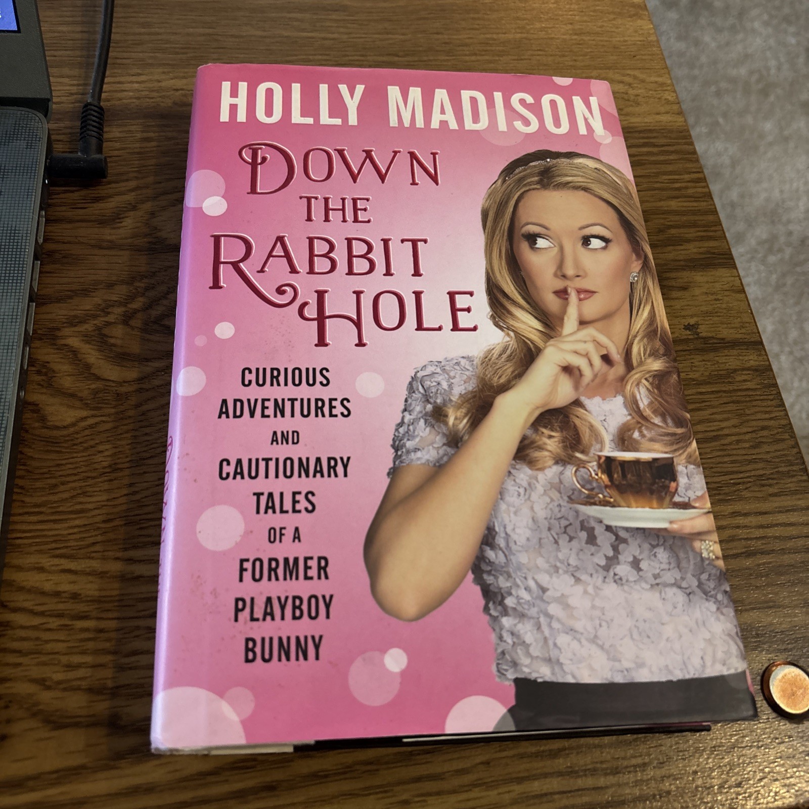 Down the Rabbit Hole, Holly Madison HC DJ 2015 1st Edition Dey St Press