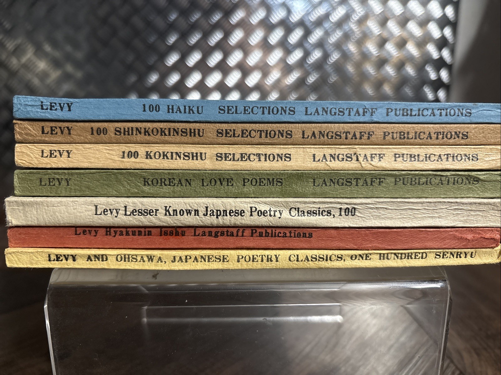 Lot of Howard S. Levy Poem Books Japanese – Senryu / Hyakunin / Kokinshu / Haiku