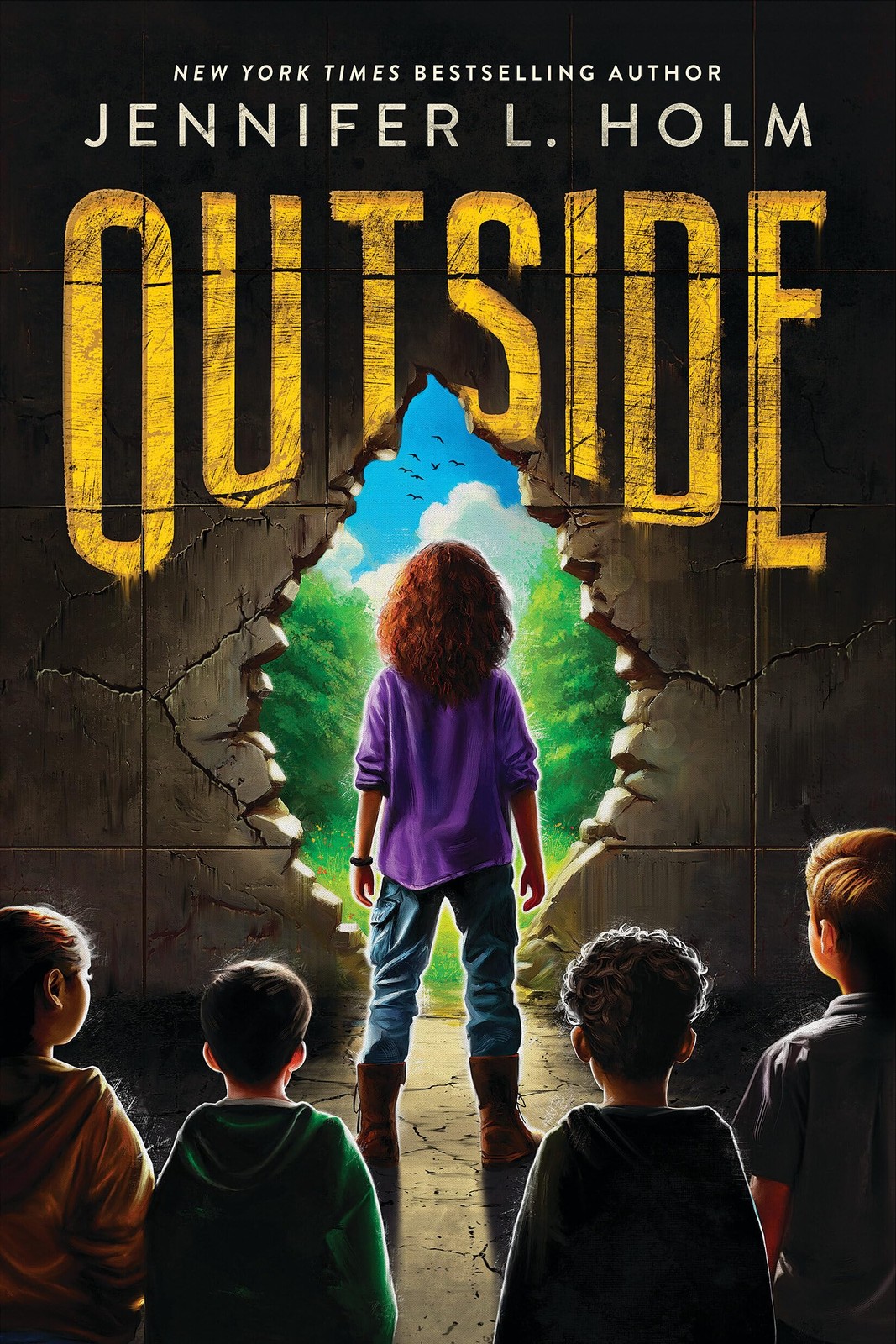 Outside