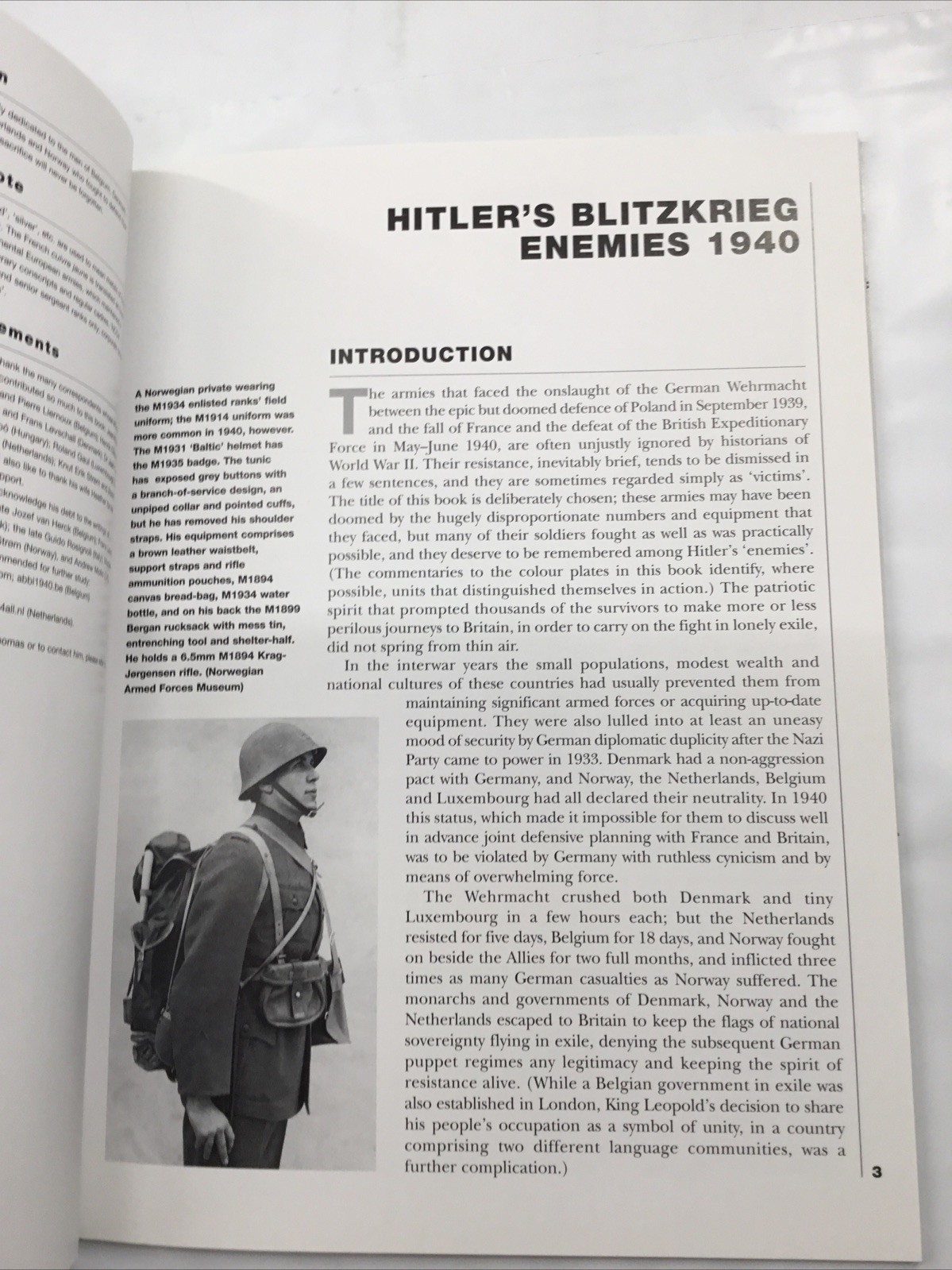 Hitlers Blitzkrieg Enemies 1940 Denmark Norway Netherlands Belgium Osprey #493
