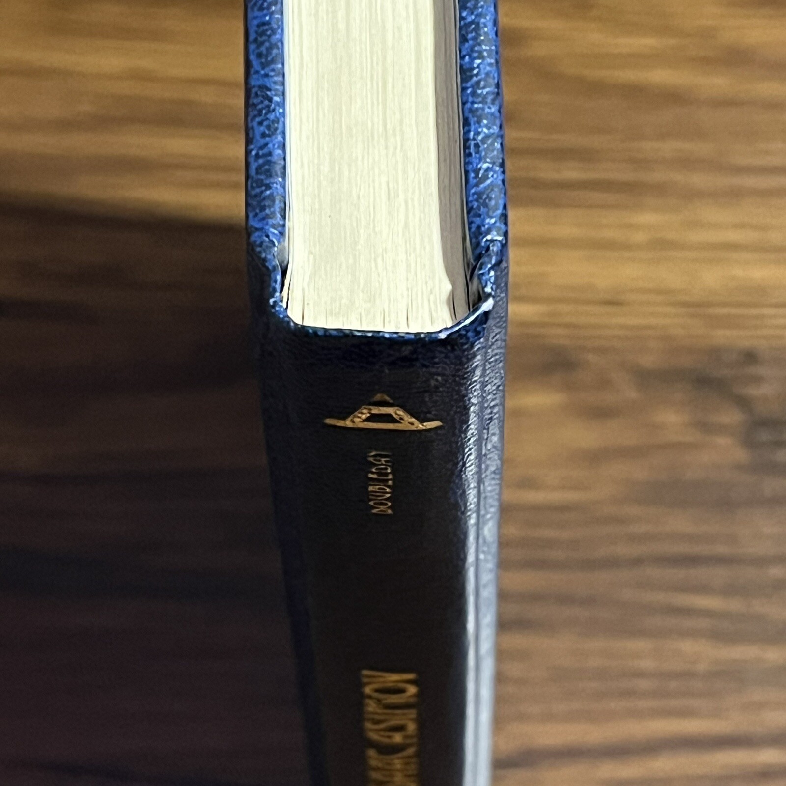 Foundation by Isaac Asimov – Doubleday Blue Faux Leather Bound Hardcover