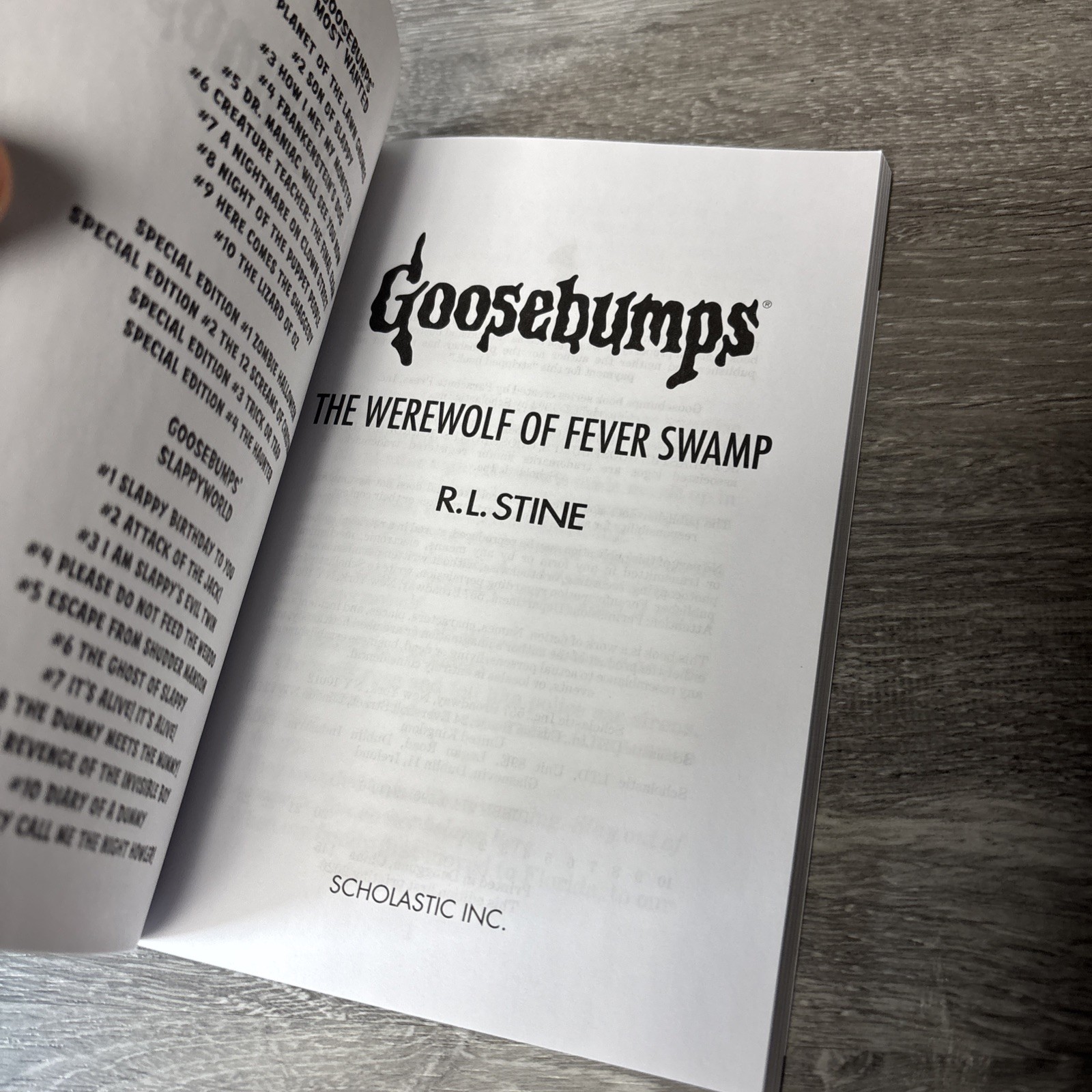 Goosebumps Fear Limited Edition Collectible Tin ORANGE 5 Book All First Printing