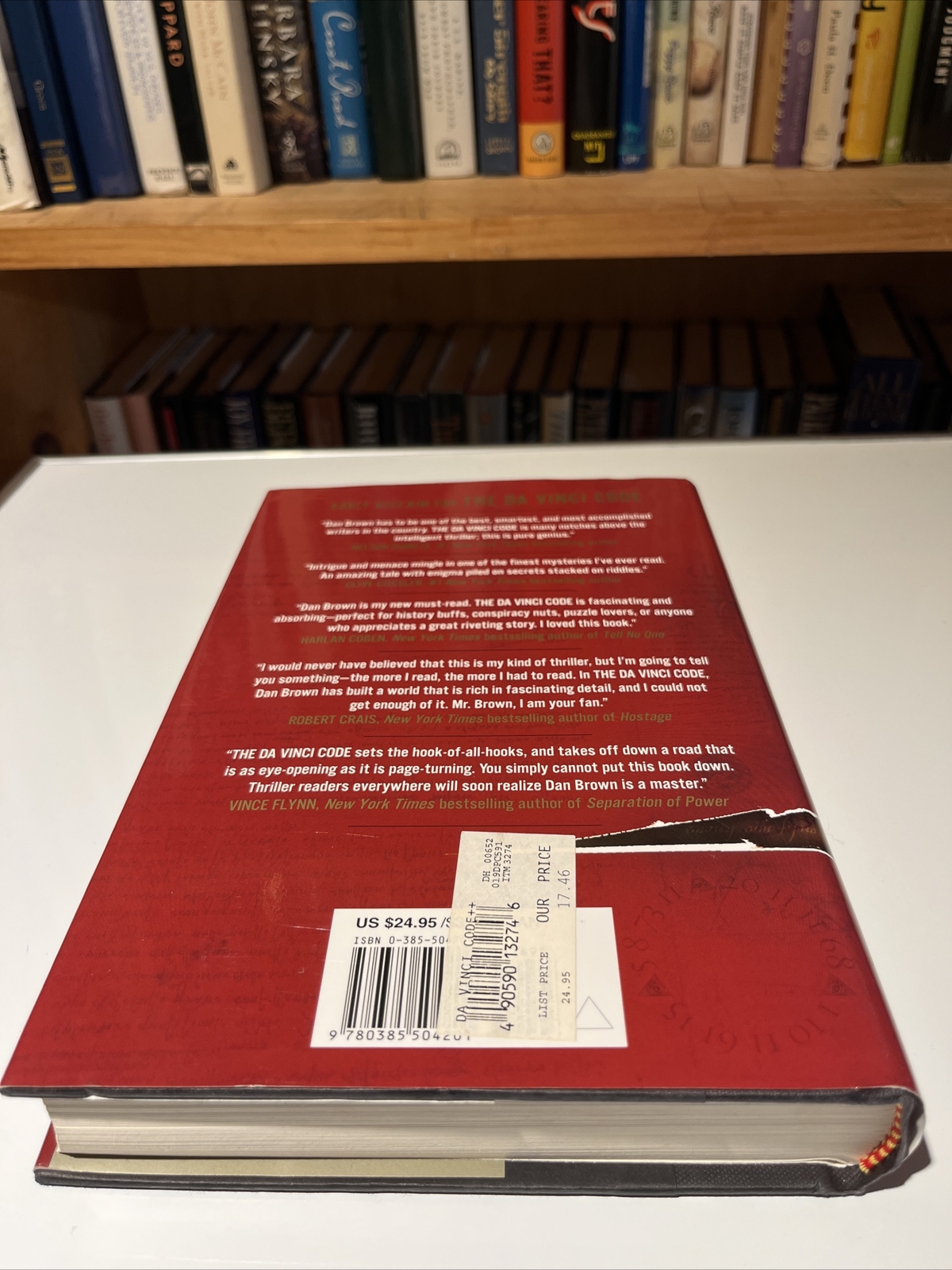 Robert Langdon Ser.: The Da Vinci Code : A Novel by Dan Brown (2003, Hardcover)