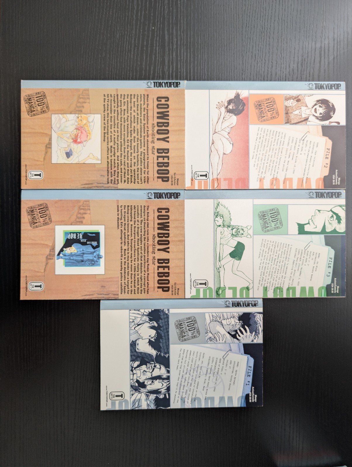 Cowboy Bebop Complete Manga Collection Box Set Vol 1-3 & Shooting Star 1-2 OOP