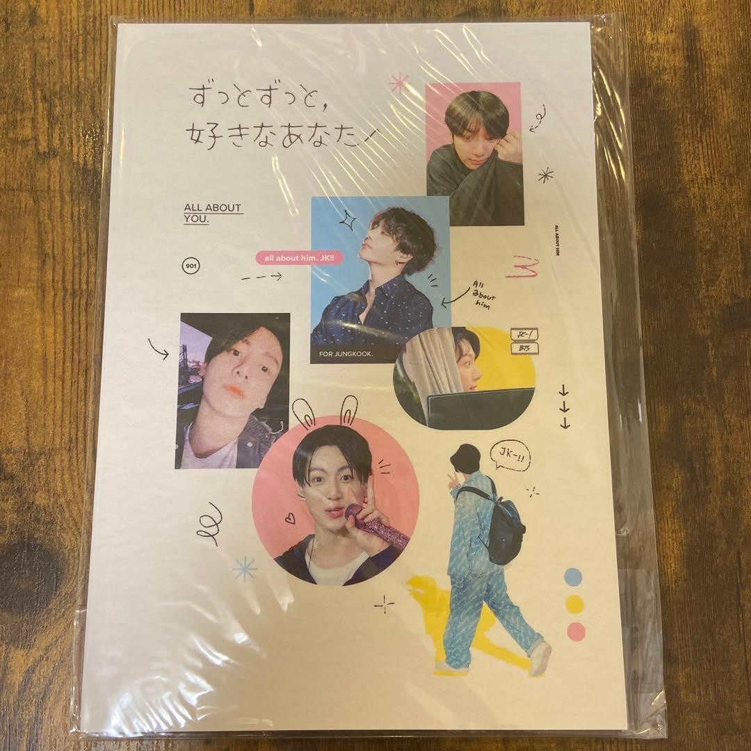 Jungkook Photo Book Kpop BTS Fan collectible 7.9×10.2 in