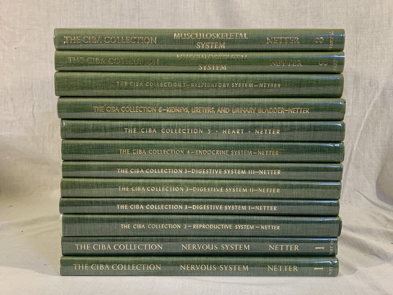 THE CIBA COLLECTION OF MEDICAL ILLUSTRATIONS 12 Book 8 Volume Set Frank H Netter