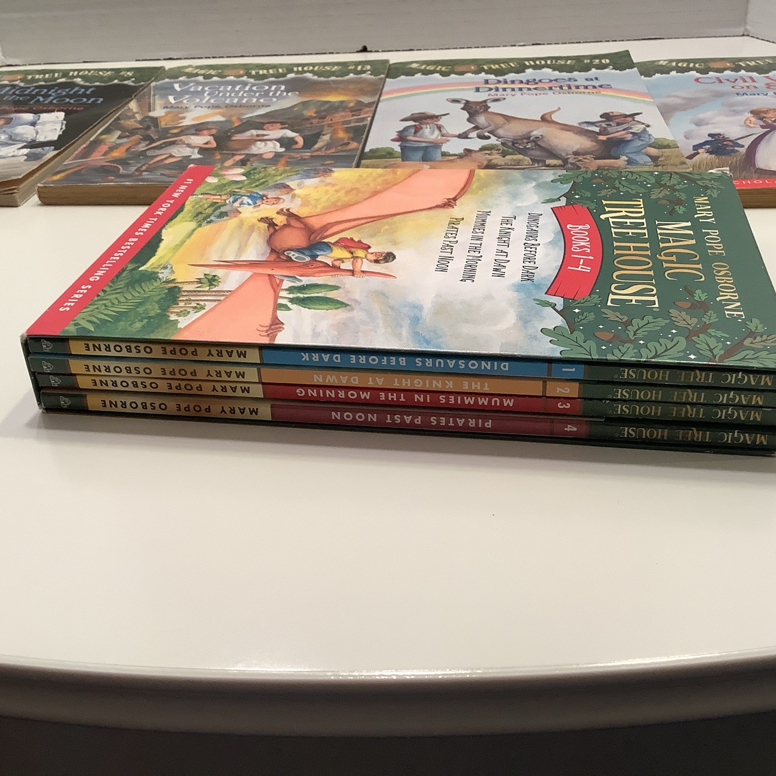 Magic Tree House box set 1-4 + various books 8, 13, 20, 21