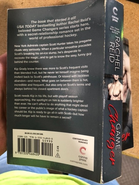 2022 GAME CHANGER RACHEL REID PAPERBACK OUT OF PRINT COVER CARINA HEATED RIVALRY