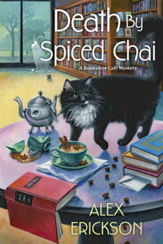 Death by Spiced Chai (A Bookstore Cafe Mystery) – Paperback – VERY GOOD