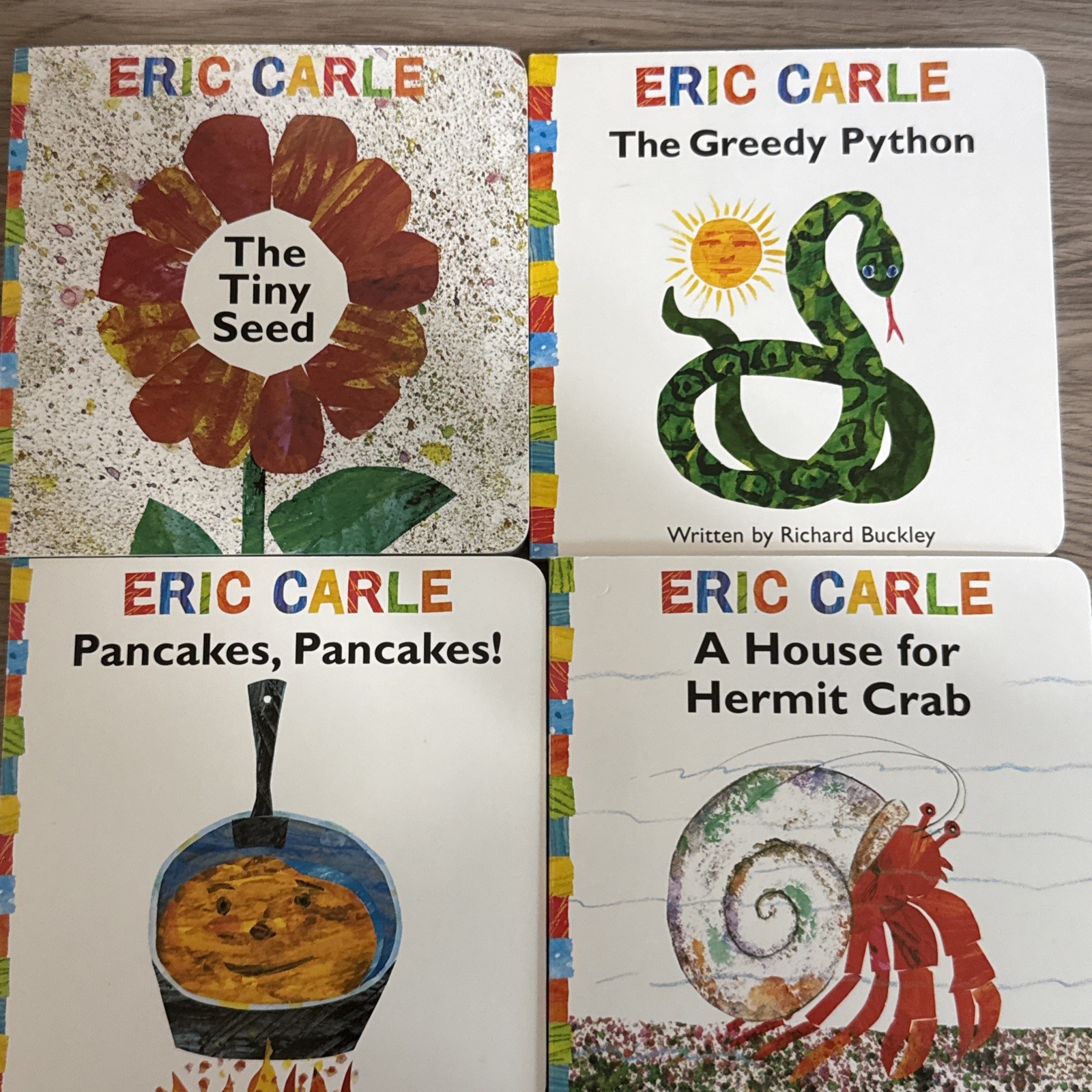 Eric Carle Library Featuring 8 Eight Classic Hardcover Board Books Box Set