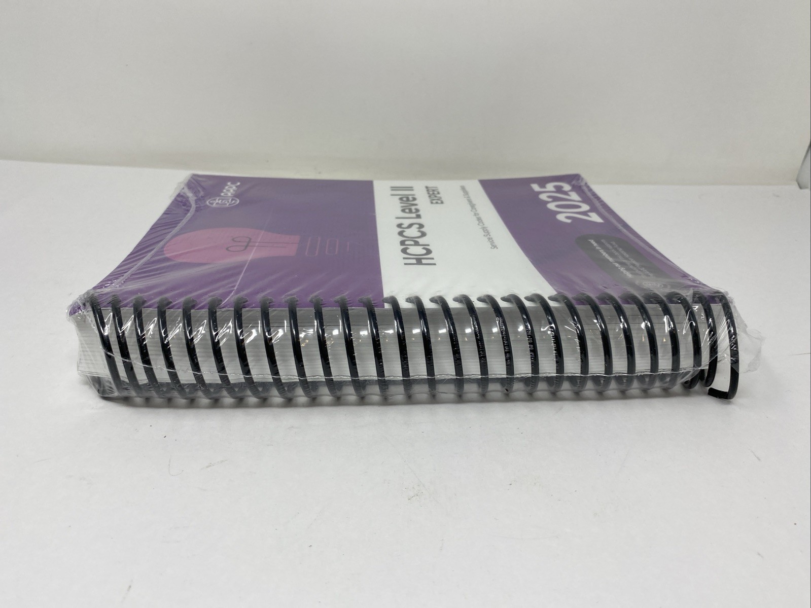 HCPCS Level II Expert 2025 AAPC Spiral Bound Brand New Sealed Minor Wrap Tear
