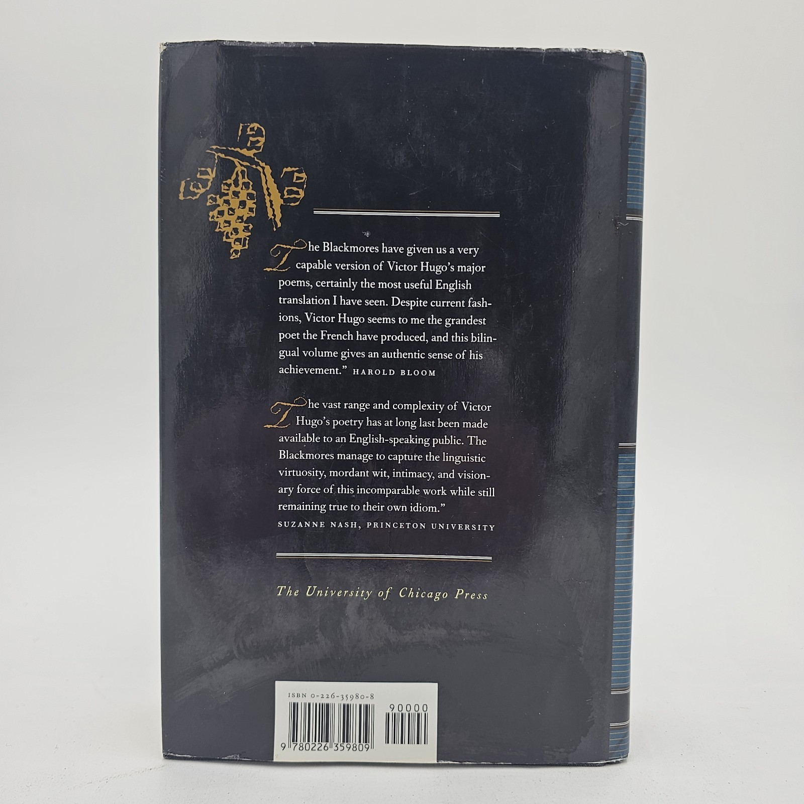 Selected Poems of Victor Hugo | 1st/1st | Bilingual Edition French English HC VG