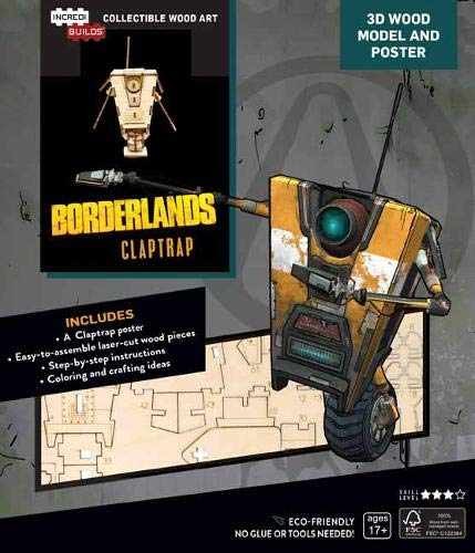 Incredibuilds: Borderlands Clap – Loose Leaf, by Insight Editions – Very Good