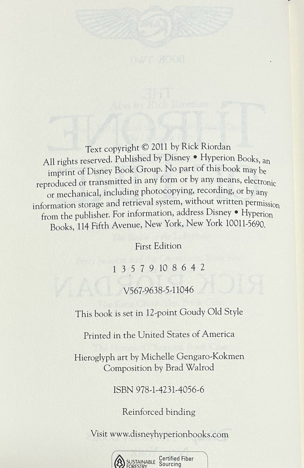 The Kane Chronicles Complete Set Hardcover 1st Edition 1st Printing Rick Riordan