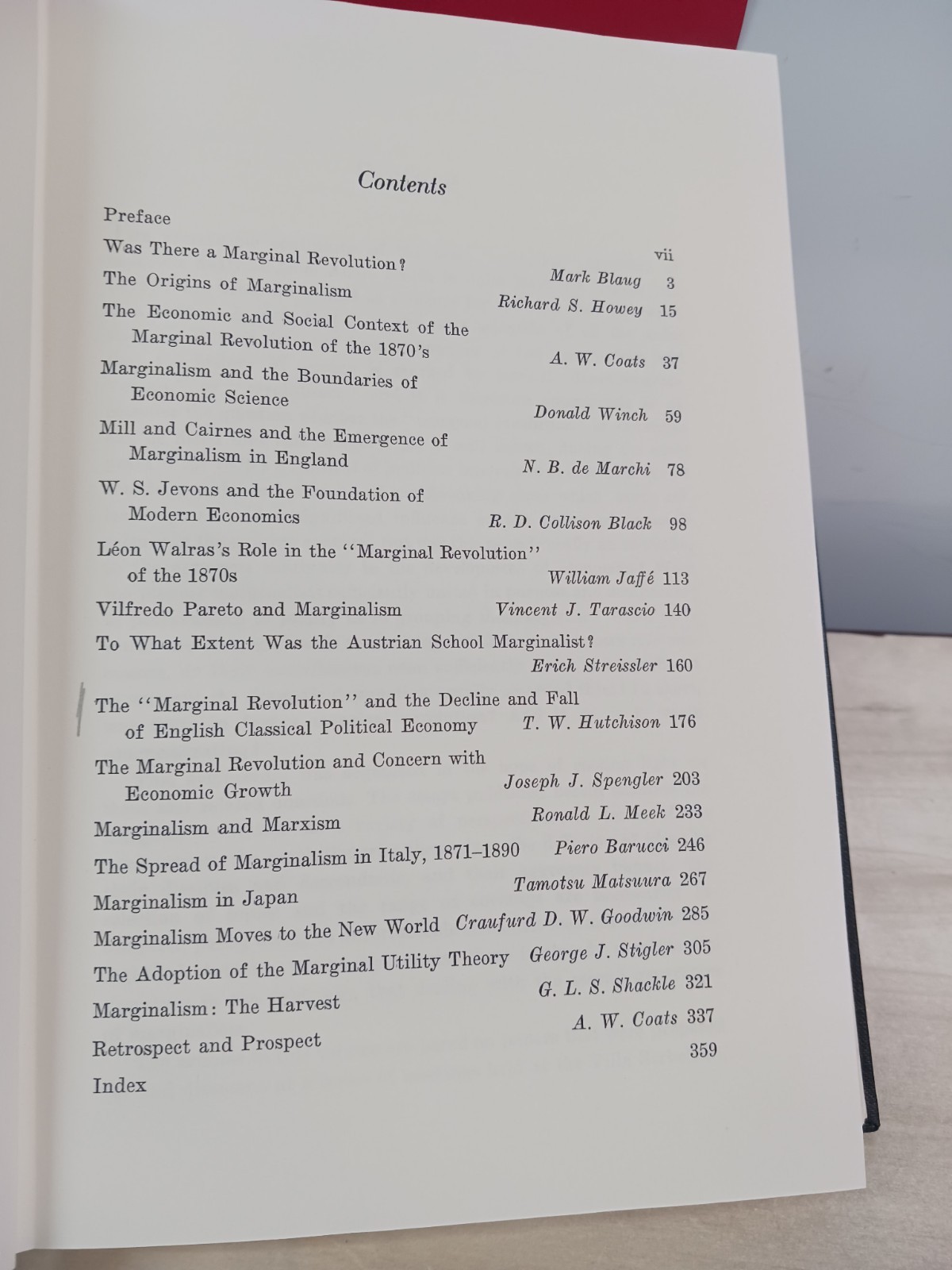 The Marginal revolution in economics;: Interpretation and evaluation