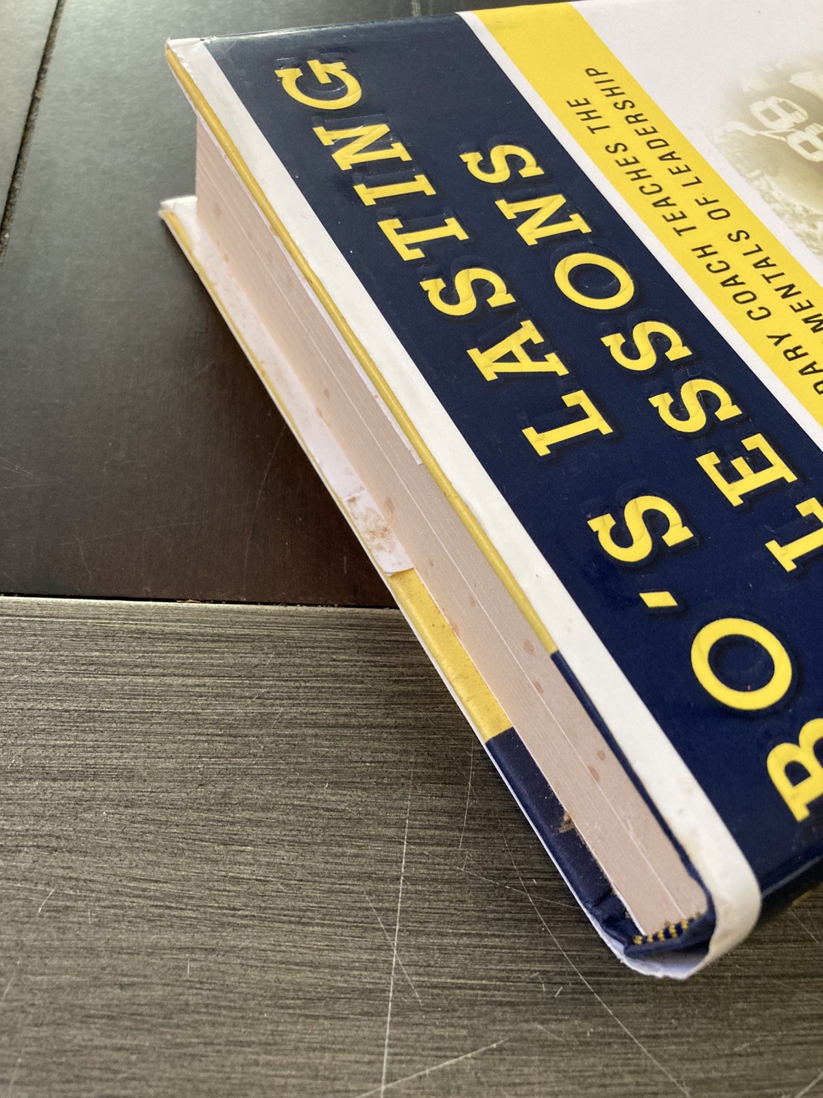 Bo’s Lasting Lessons by Schembechler/Bacon 2007 Signed First Edition Hardcover