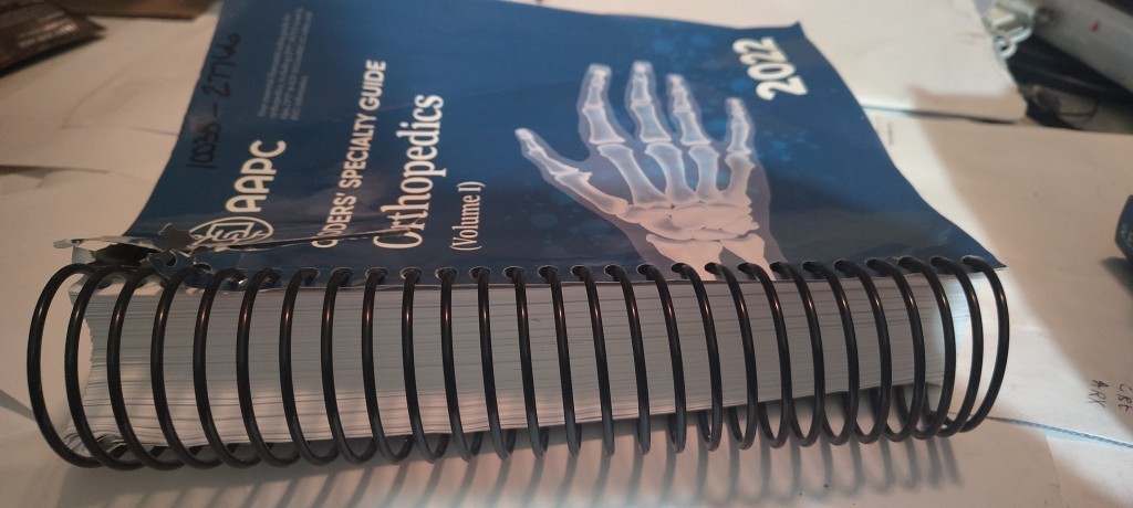 2022 AAPC coders specialty guide orthopedics volume 1 book