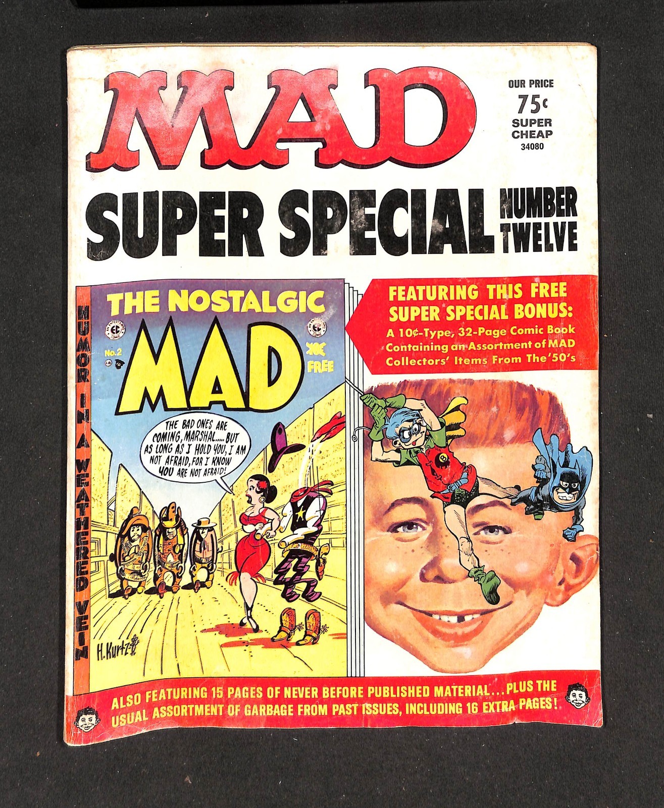 MAD SUPER SPECIAL # 12, INCLUDING NOSTALGIC MAD COMIC BOOK